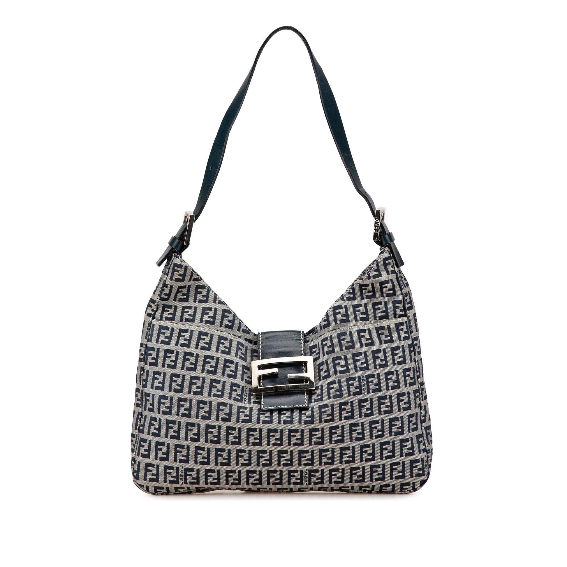 Fendi Zucchino Shoulder Bag Canvas Shoulder Bag 1