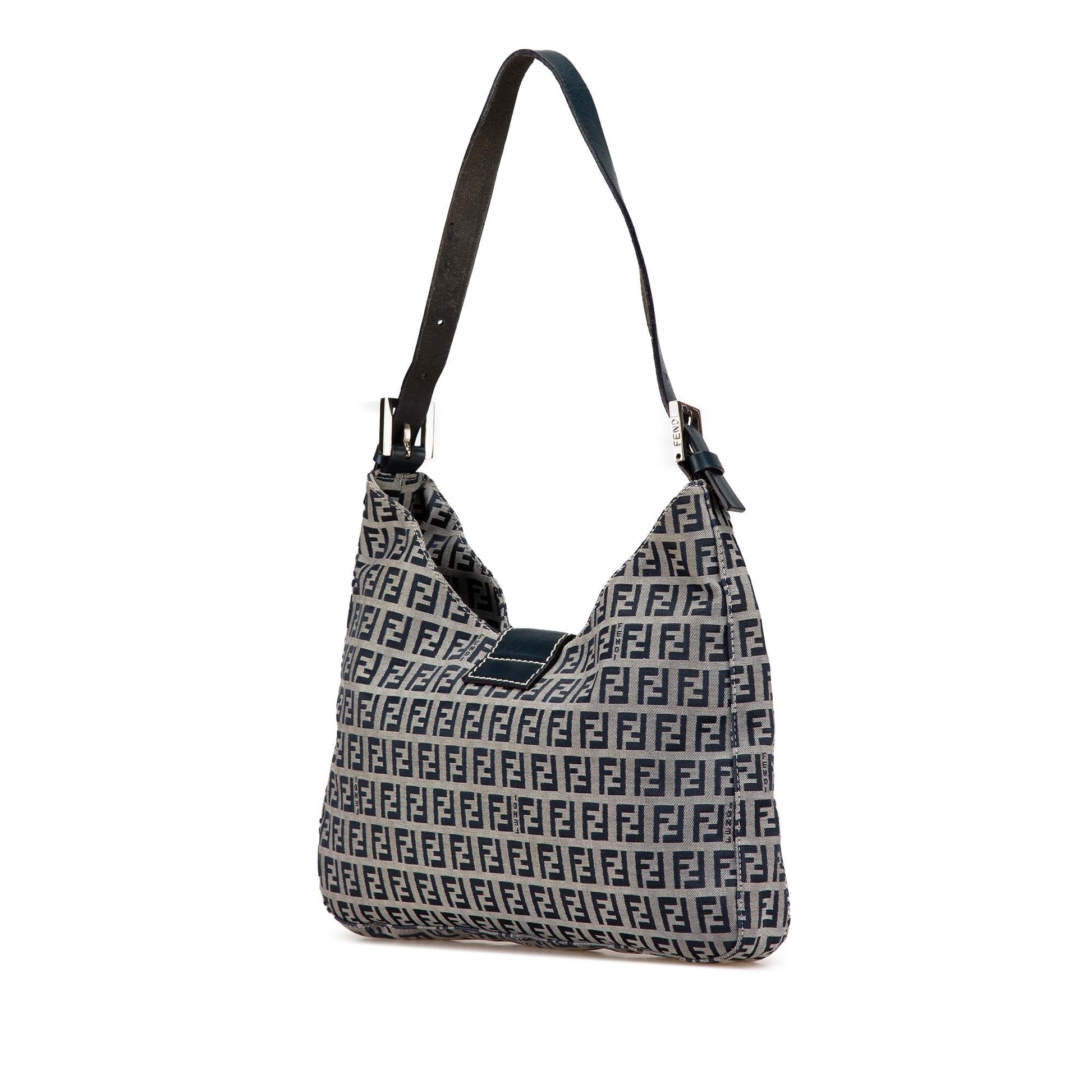 Fendi Zucchino Shoulder Bag Canvas Shoulder Bag 1