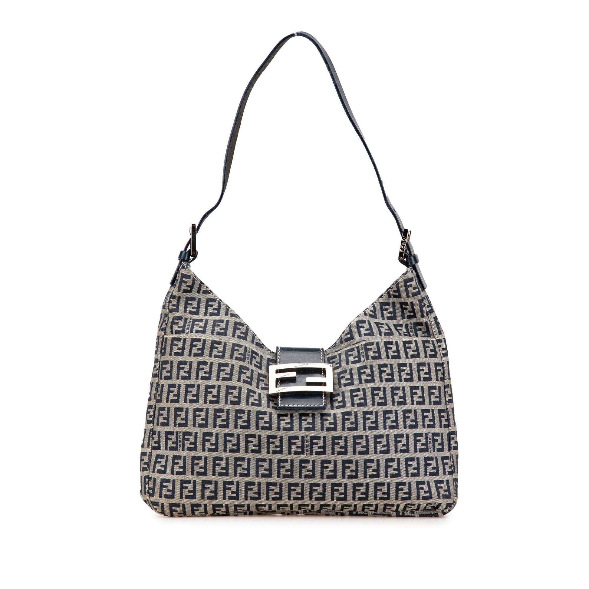 Fendi Zucchino Shoulder Bag Canvas Shoulder Bag 3