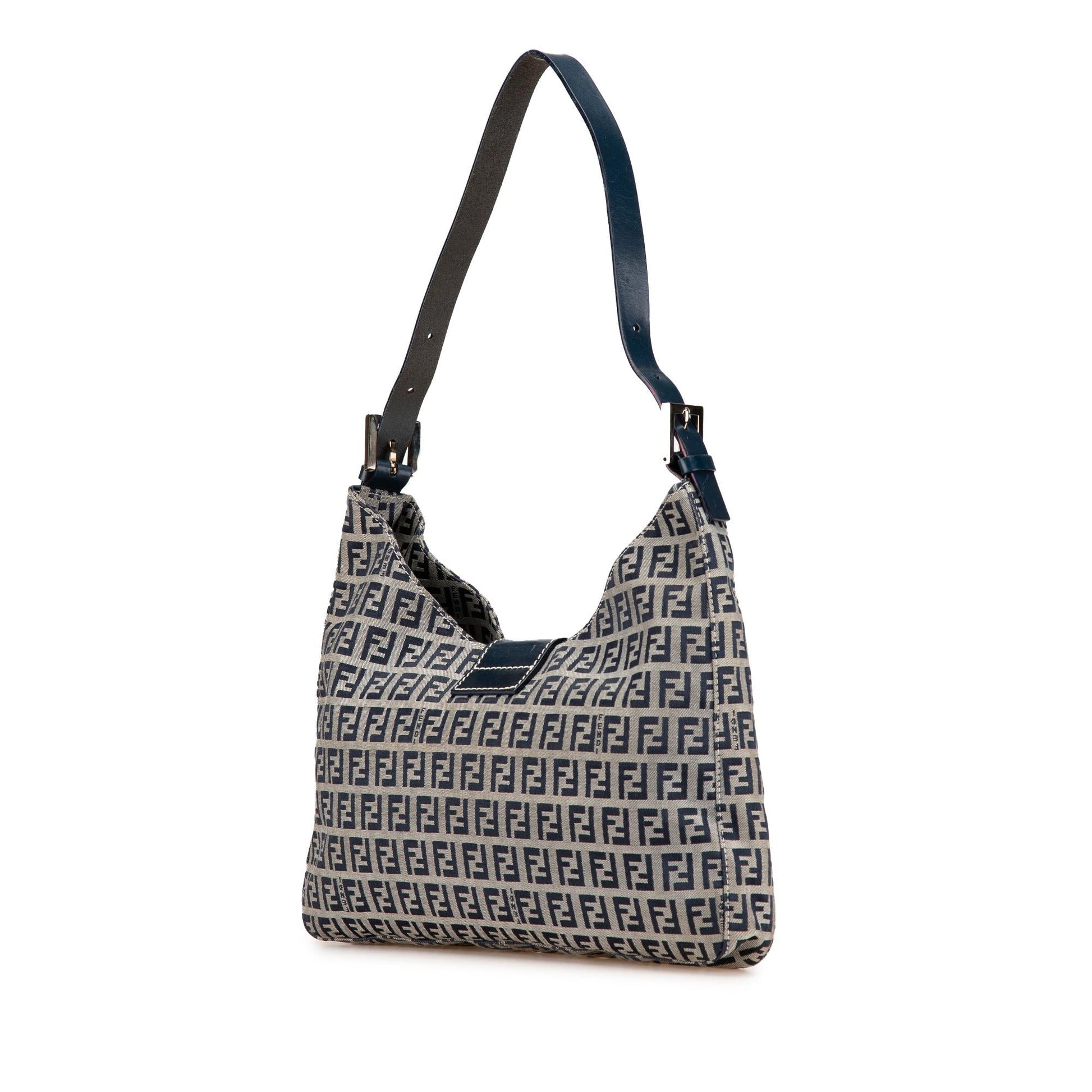 Fendi Zucchino Shoulder Bag Canvas Shoulder Bag 3