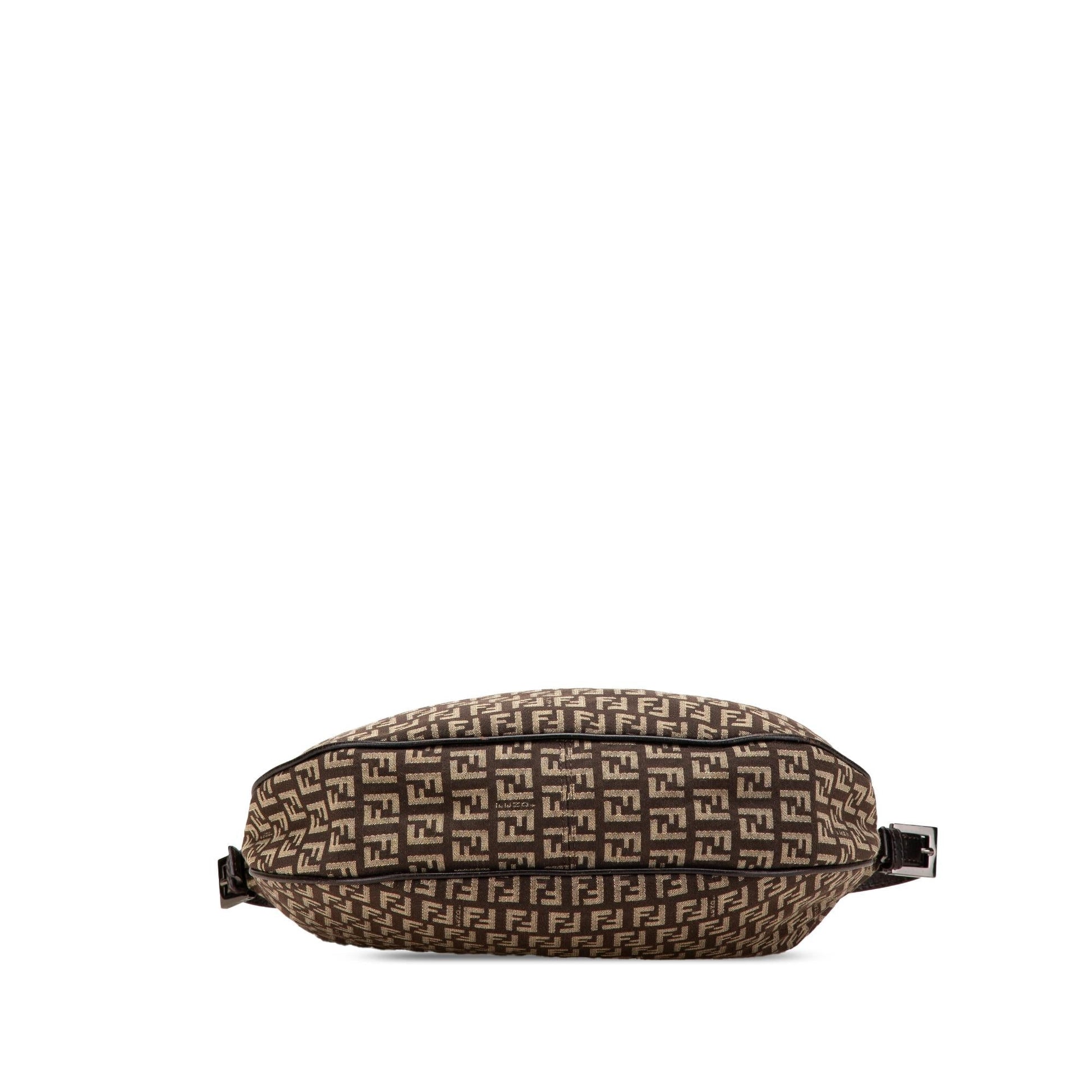 Fendi Zucchino Shoulder Bag Canvas Shoulder Bag 4