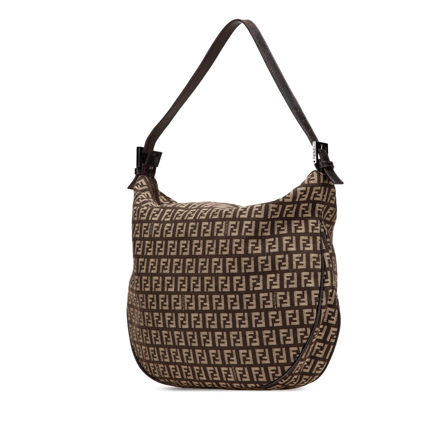 Fendi Zucchino Shoulder Bag Canvas Shoulder Bag 4