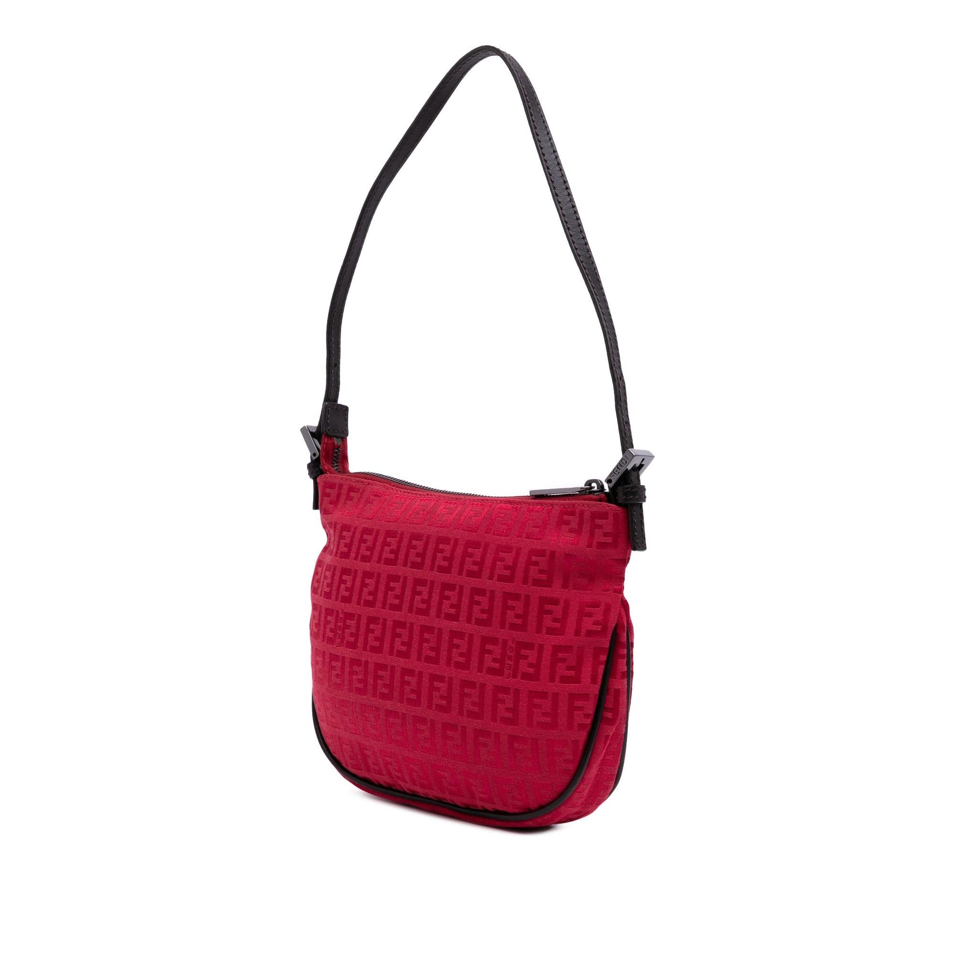 Fendi Zucchino Shoulder Bag Canvas Shoulder Bag 6