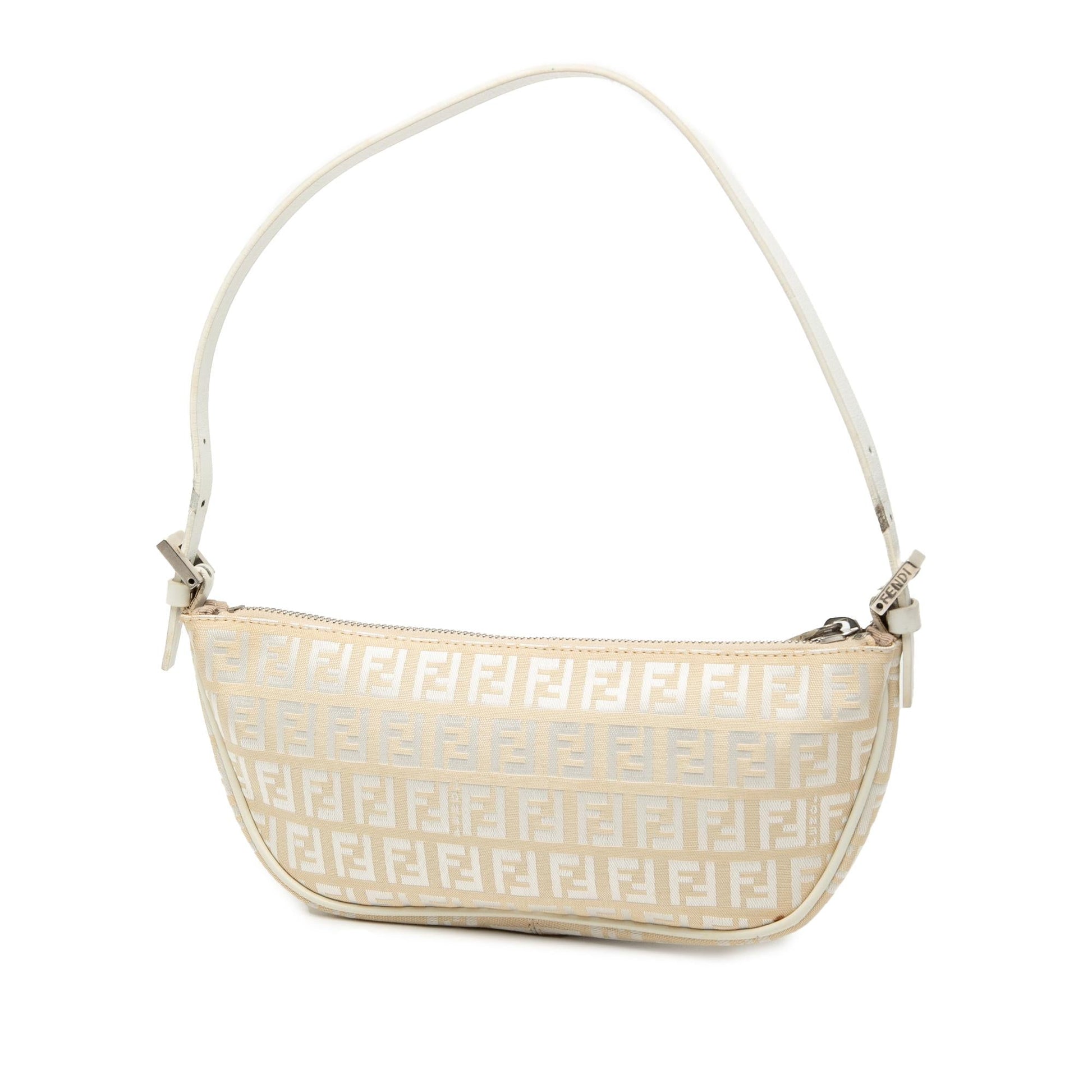 Fendi Zucchino Shoulder Bag Canvas Shoulder Bag 9