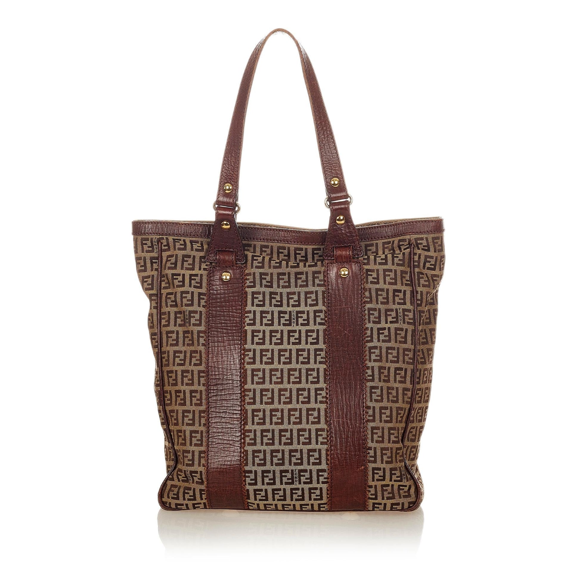 Fendi Zucchino Tote Bag Shg Canvas Bag Shg 24740