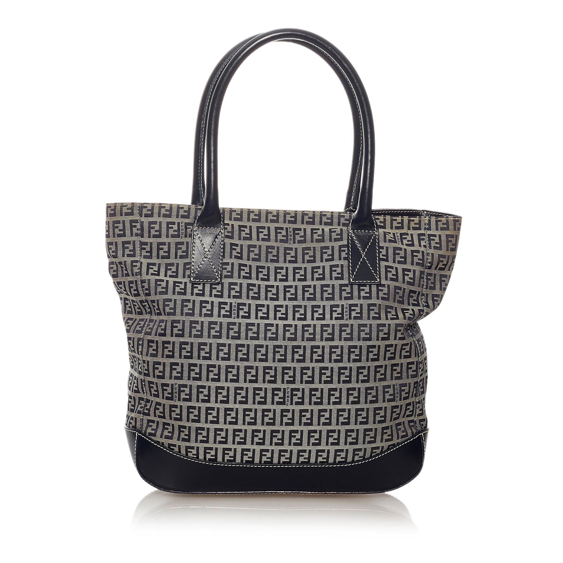 Fendi Zucchino Tote Bag Shg Canvas Bag Shg 27366