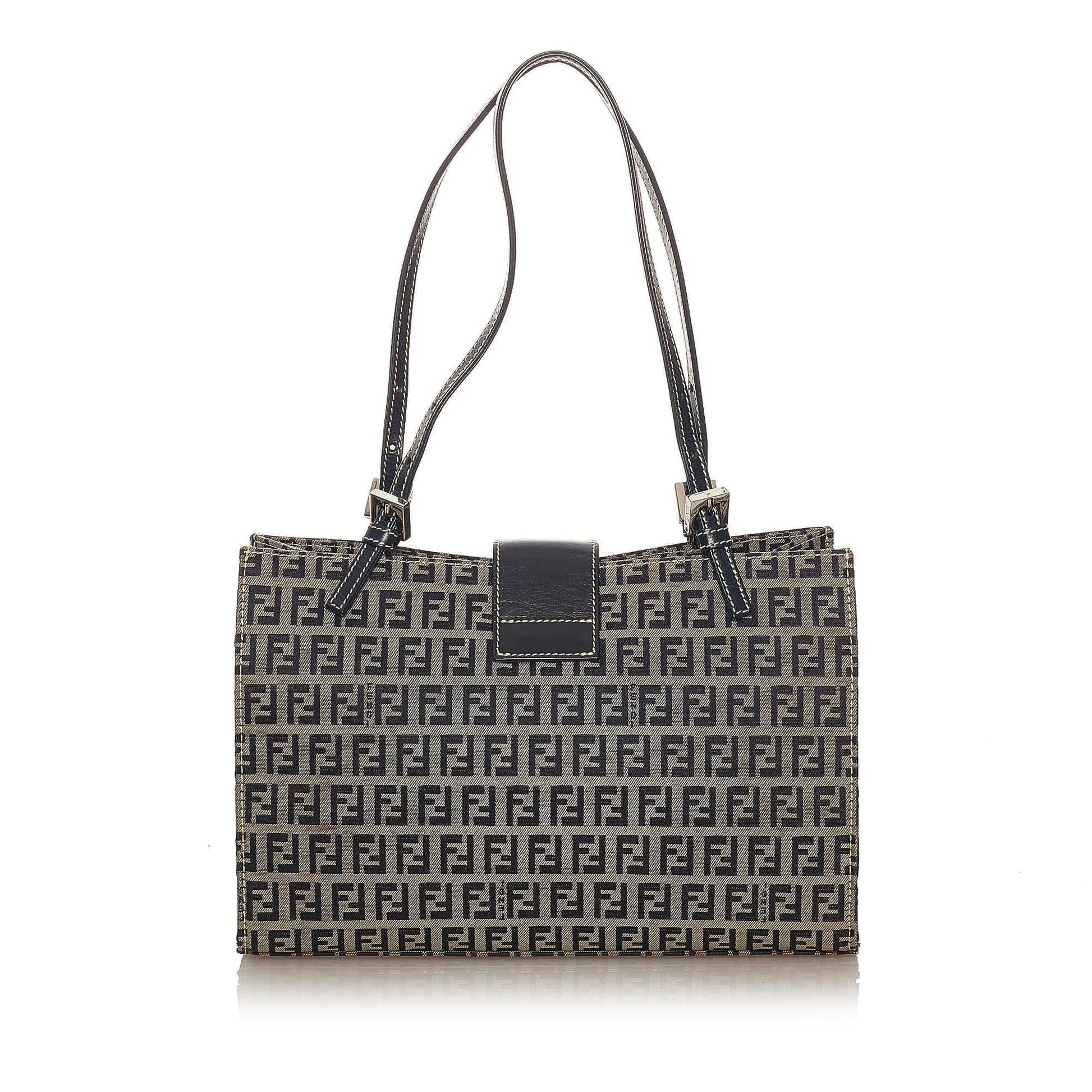 Fendi Zucchino Tote Bag Shg Canvas Bag Shg 28122