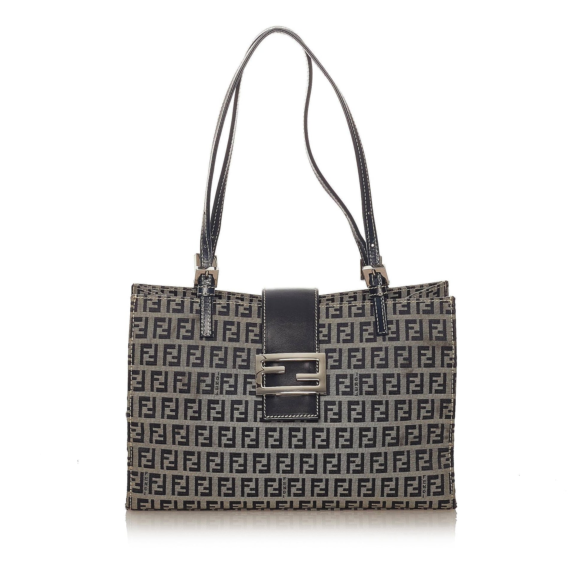 Fendi Zucchino Tote Bag Shg Canvas Bag Shg 28122