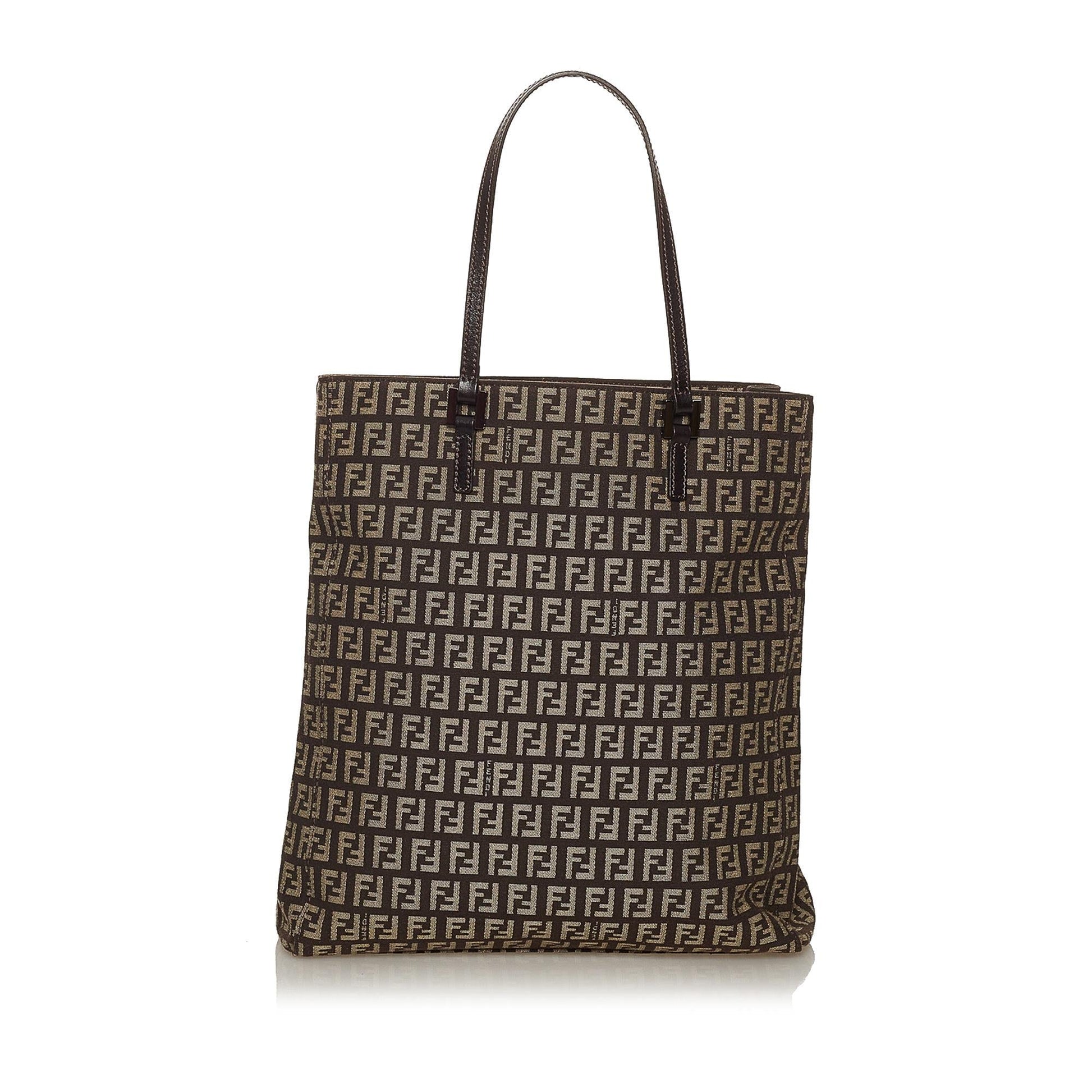 Fendi Zucchino Tote Bag Shg Canvas Bag Shg 28691