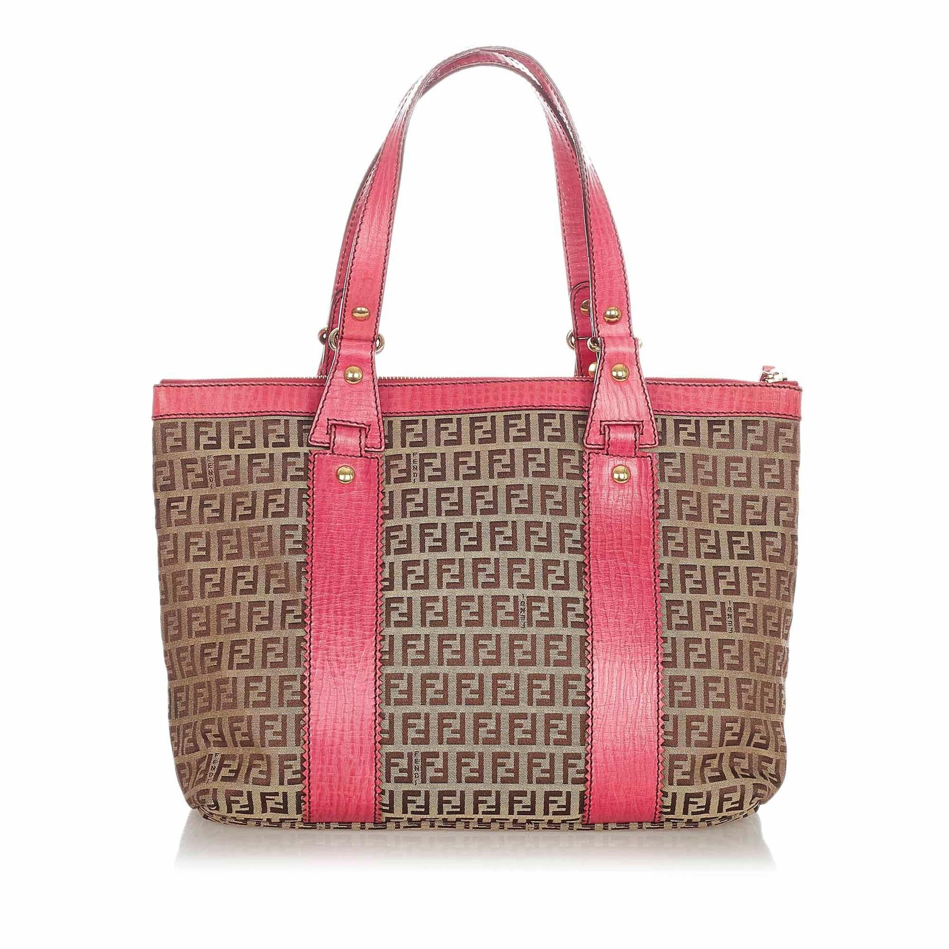 Fendi Zucchino Tote Bag Shg Canvas Bag Shg 31054
