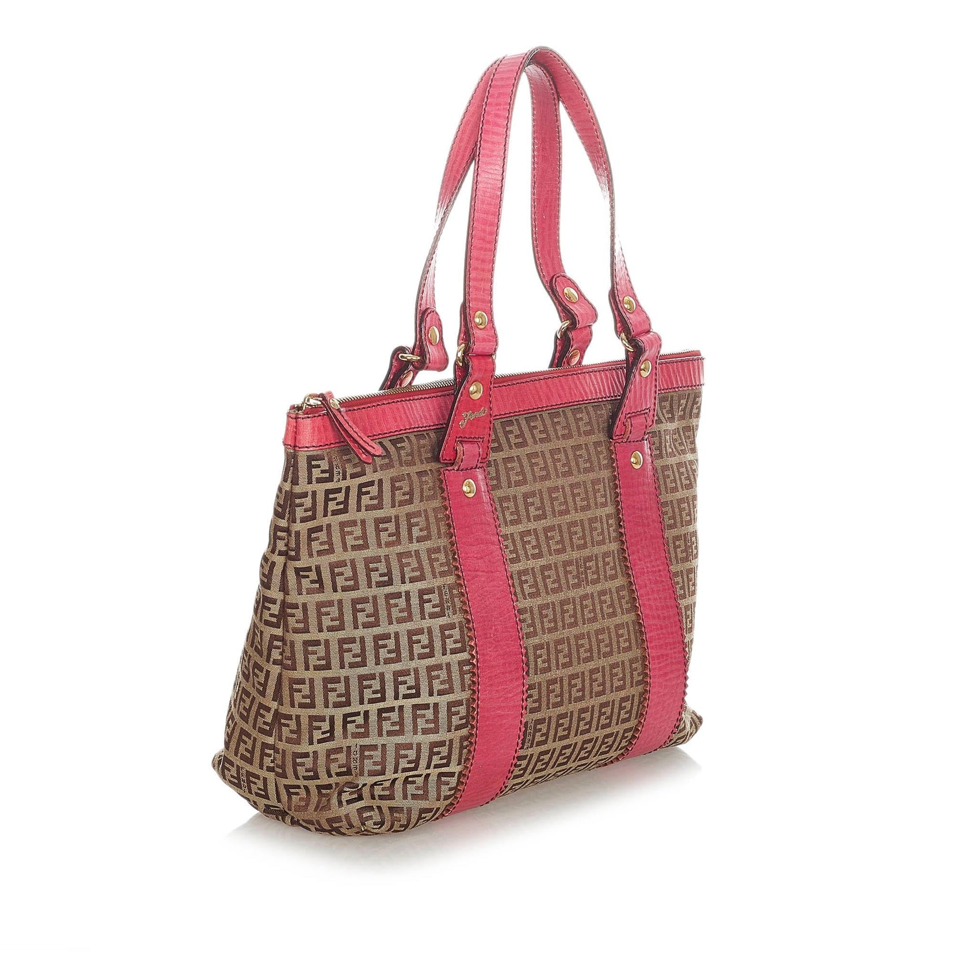 Fendi Zucchino Tote Bag Shg Canvas Bag Shg 31054