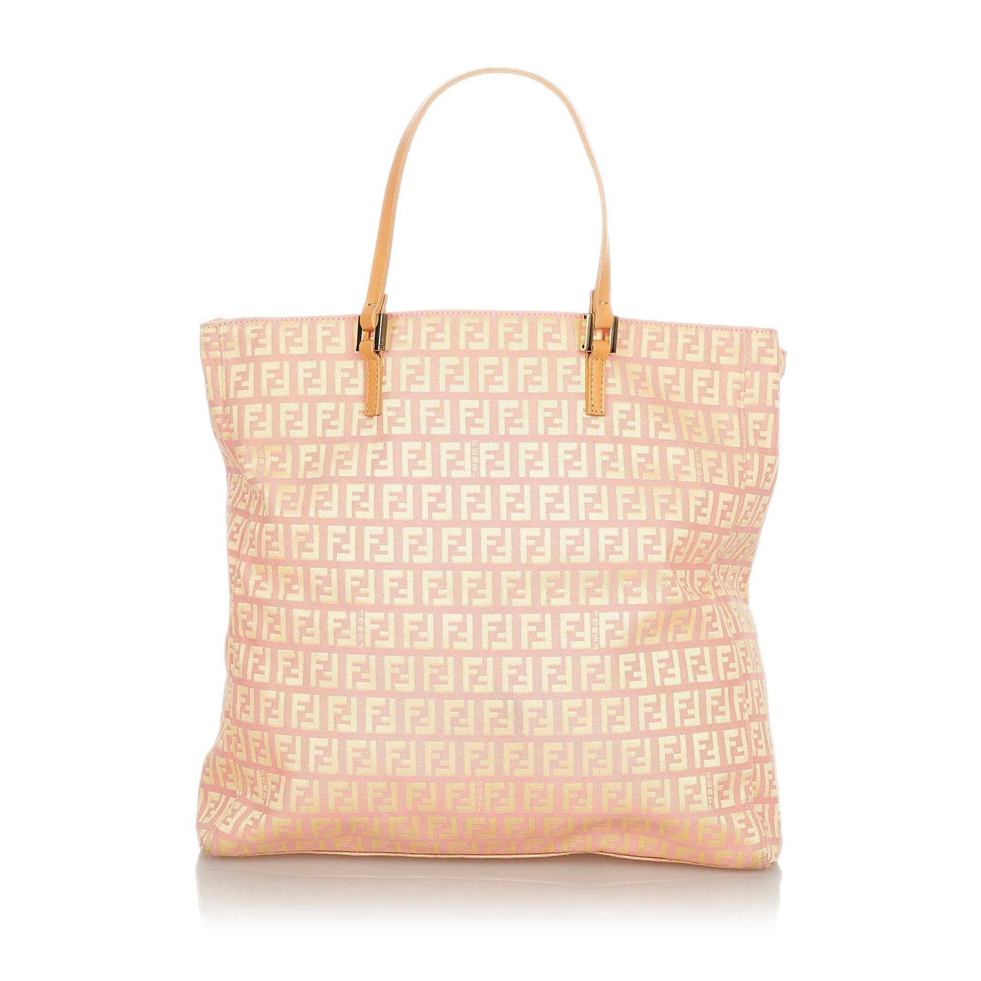 Fendi Zucchino Tote Bag Shg Canvas Bag Shg 31881
