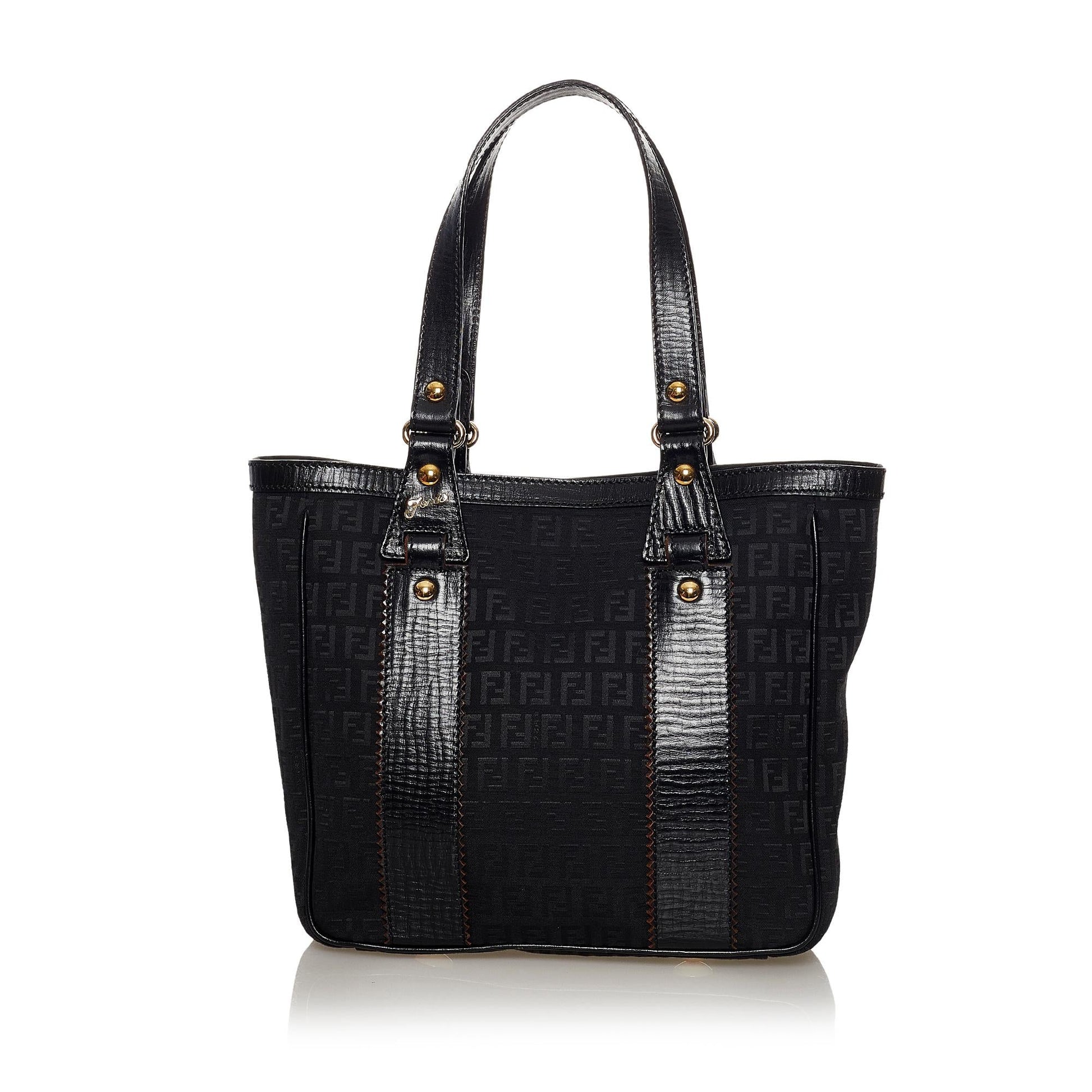 Fendi Zucchino Tote Bag Shg Canvas Bag Shg 33449