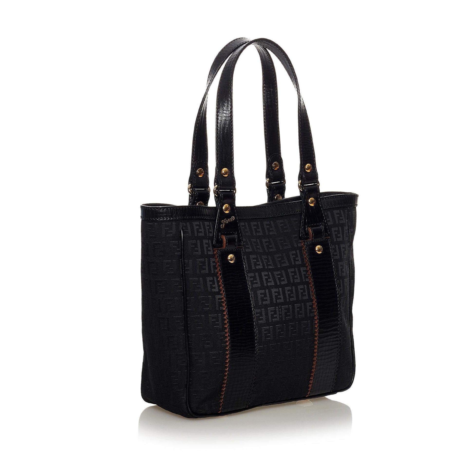 Fendi Zucchino Tote Bag Shg Canvas Bag Shg 33449