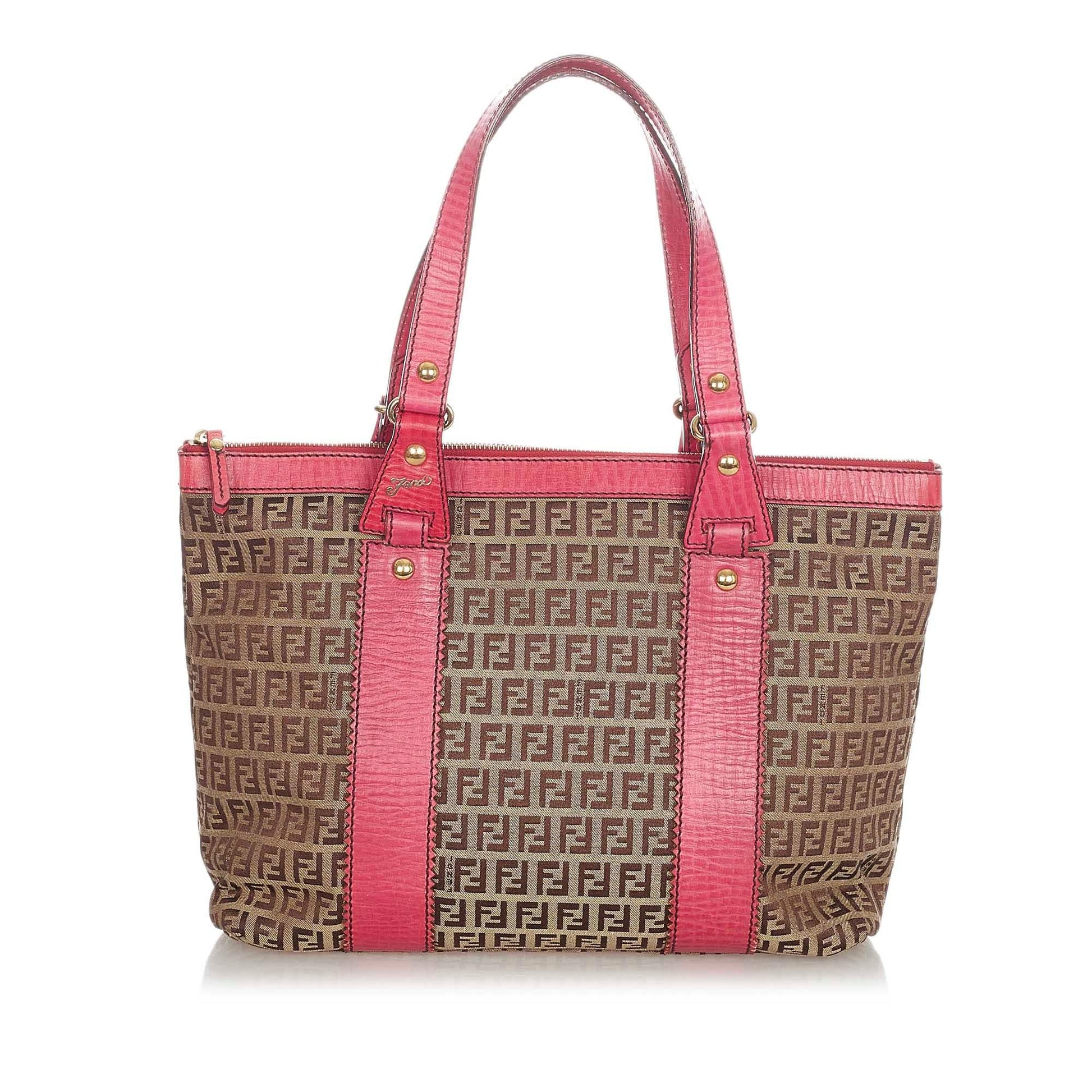 Fendi Zucchino Tote Bag Shg Canvas Bag Shg 34025