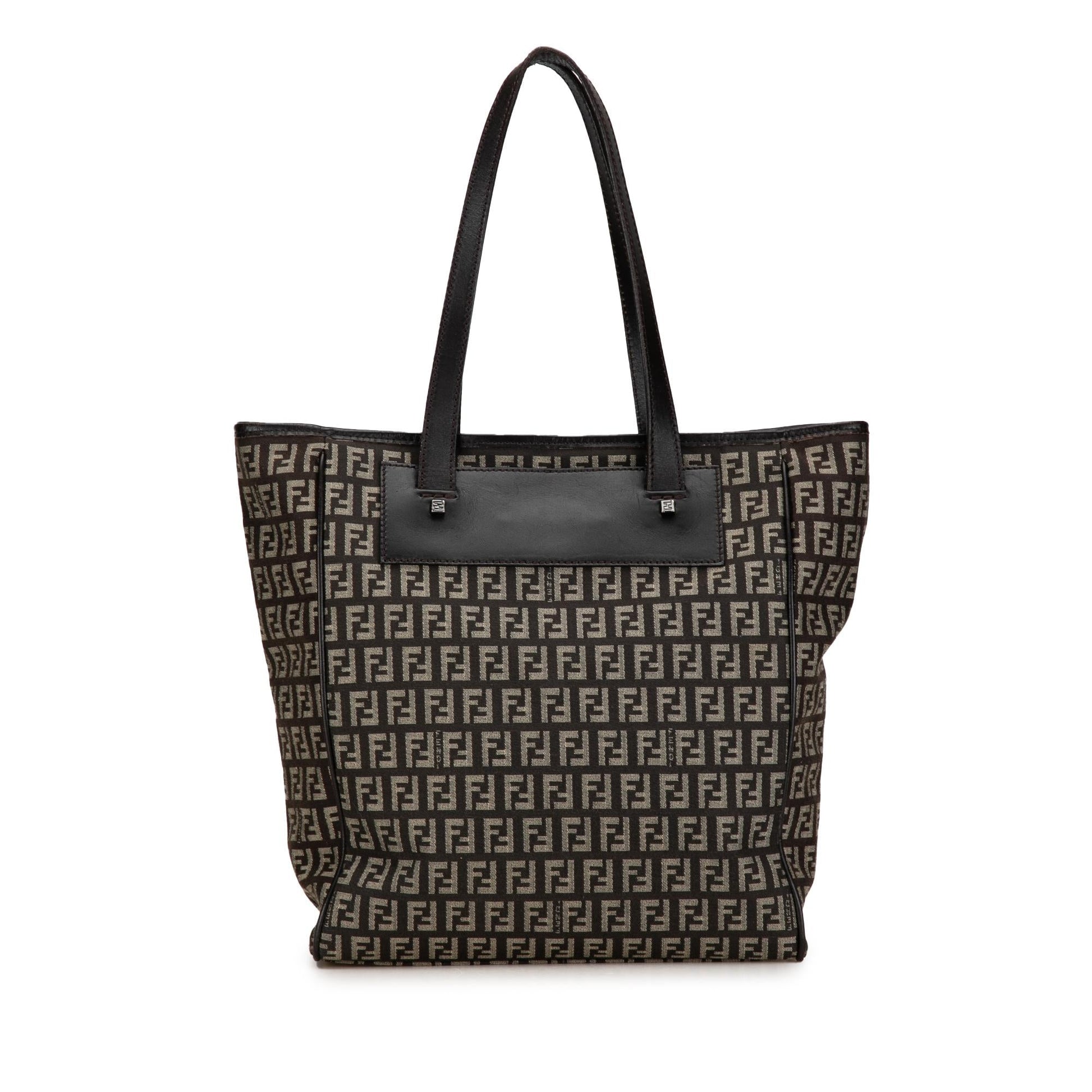 Fendi Zucchino Tote Shg Adbm9M Canvas Tote Bag