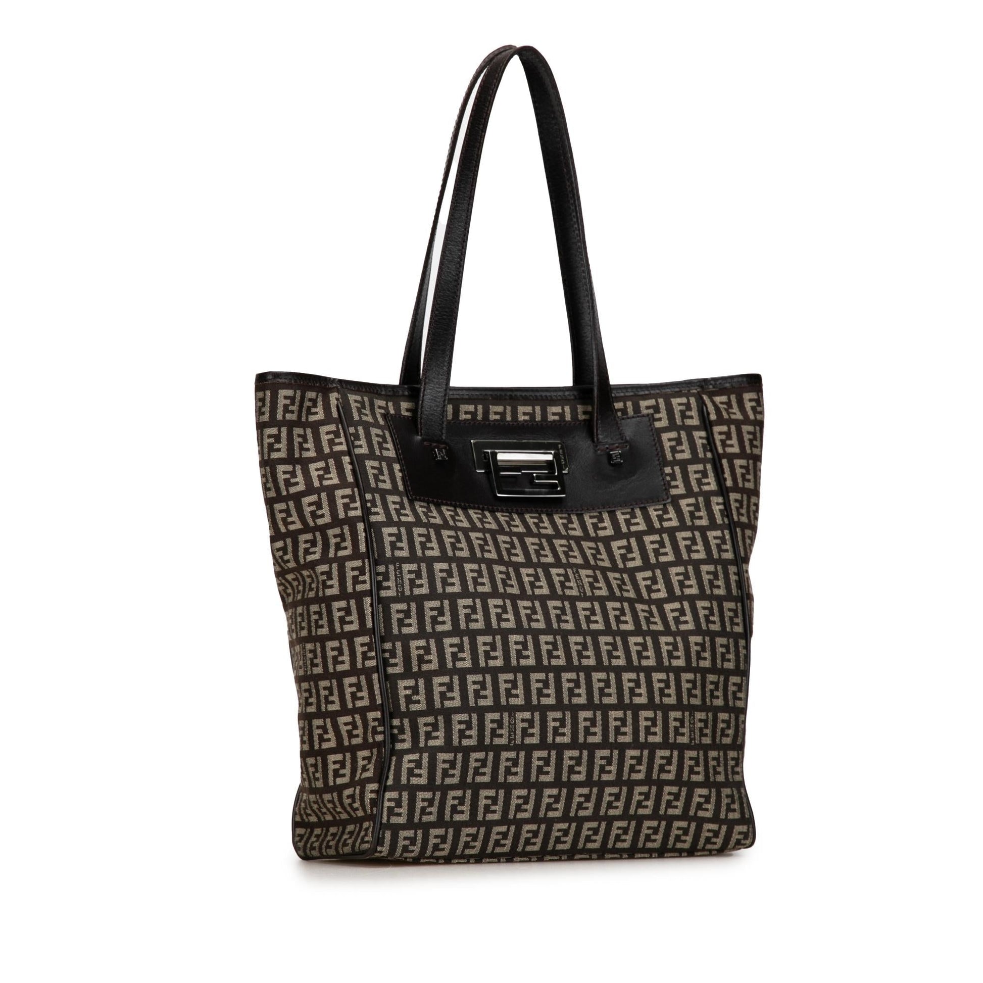 Fendi Zucchino Tote Shg Adbm9M Canvas Tote Bag