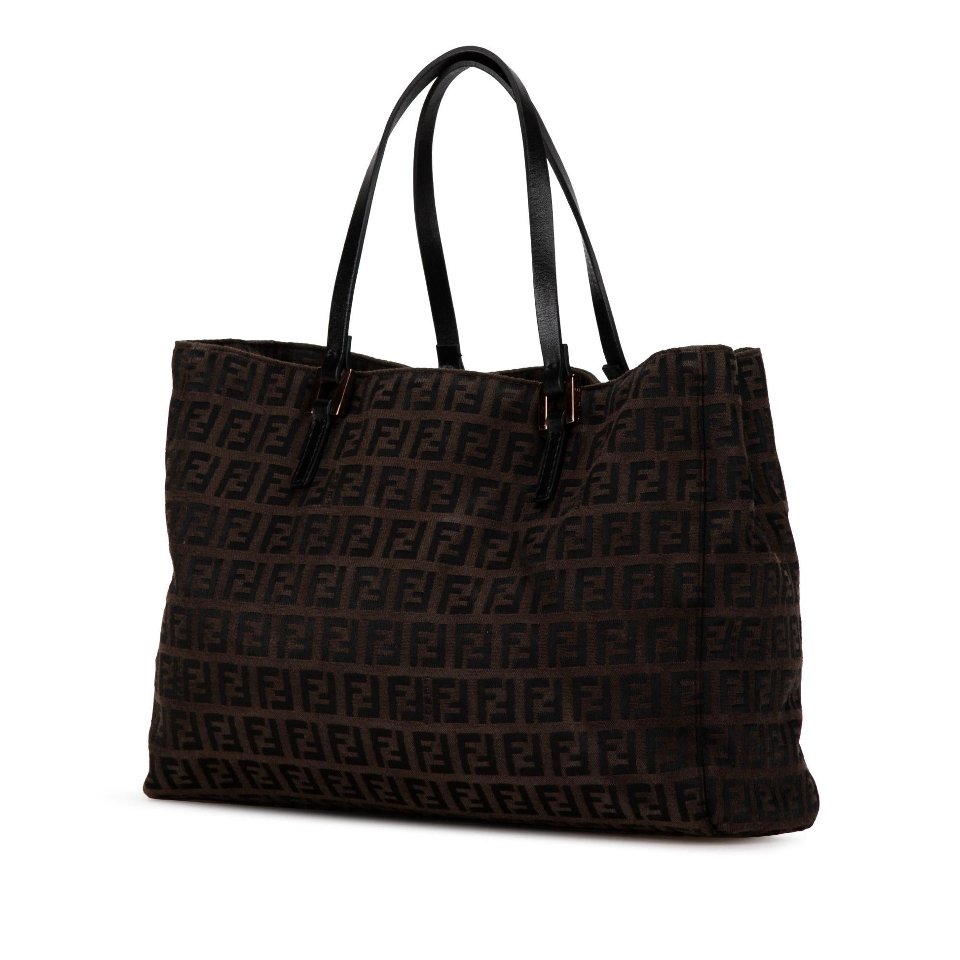 Fendi Zucchino Tote Shg Pcoiau Canvas Tote Bag