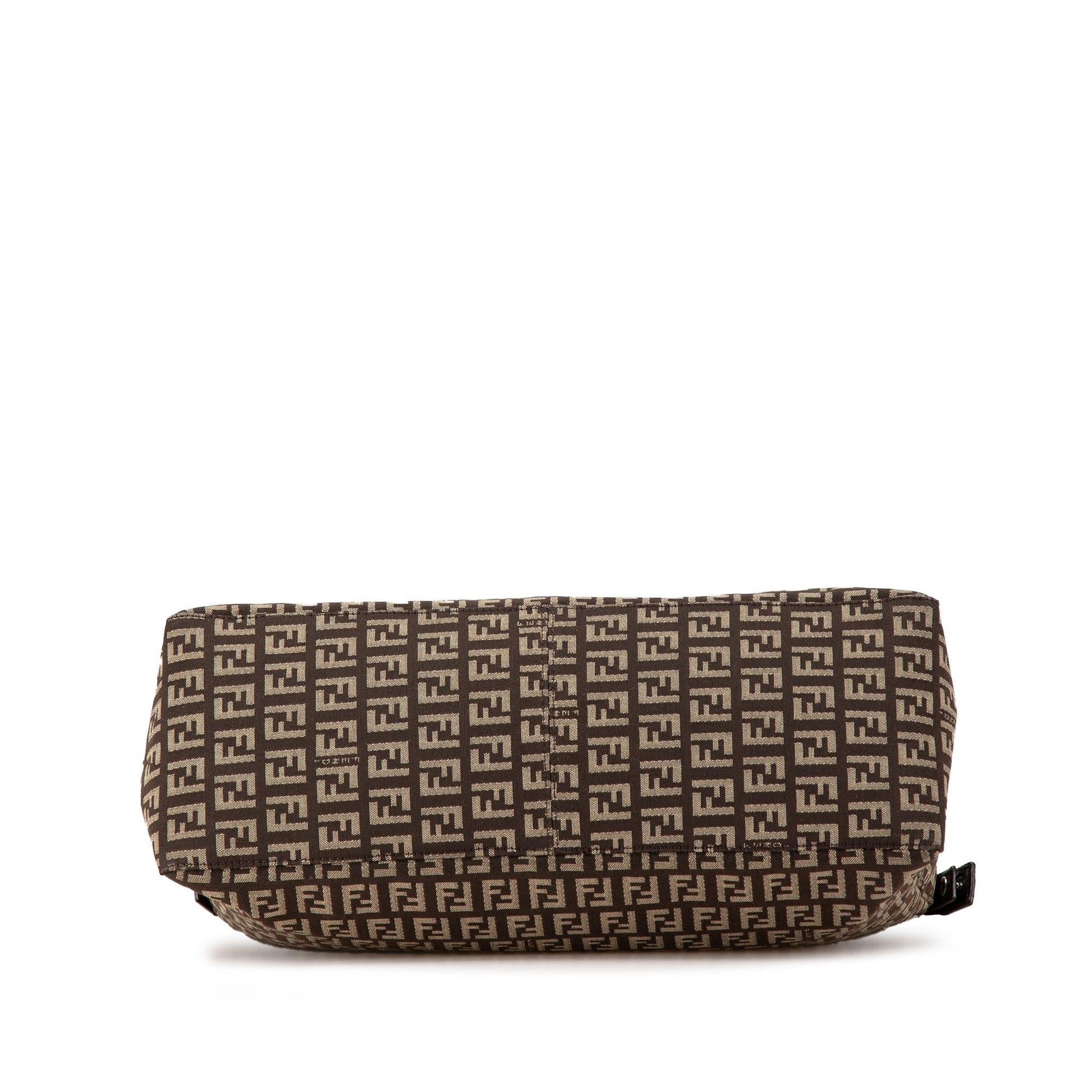 Fendi Zucchino Tote Shg Canvas Tote Bag