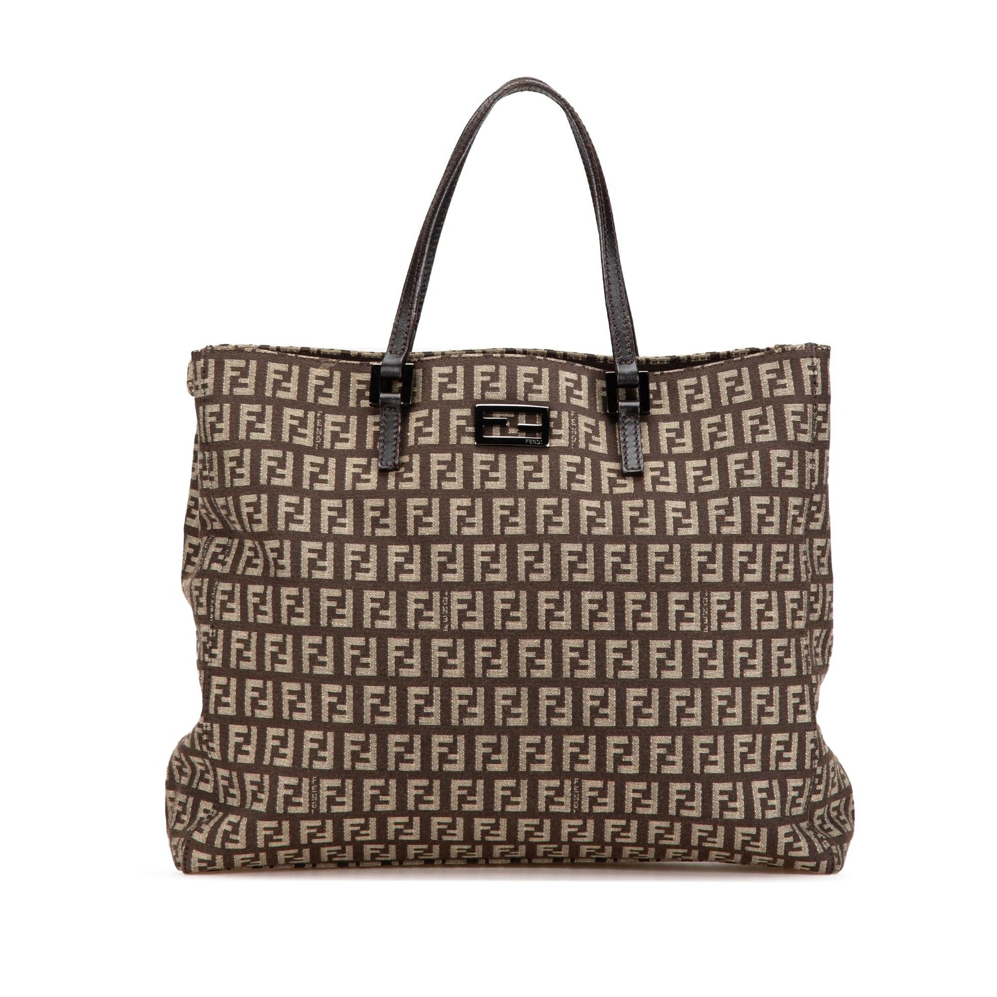 Fendi Zucchino Tote Shg 5Xarsr Canvas Tote Bag