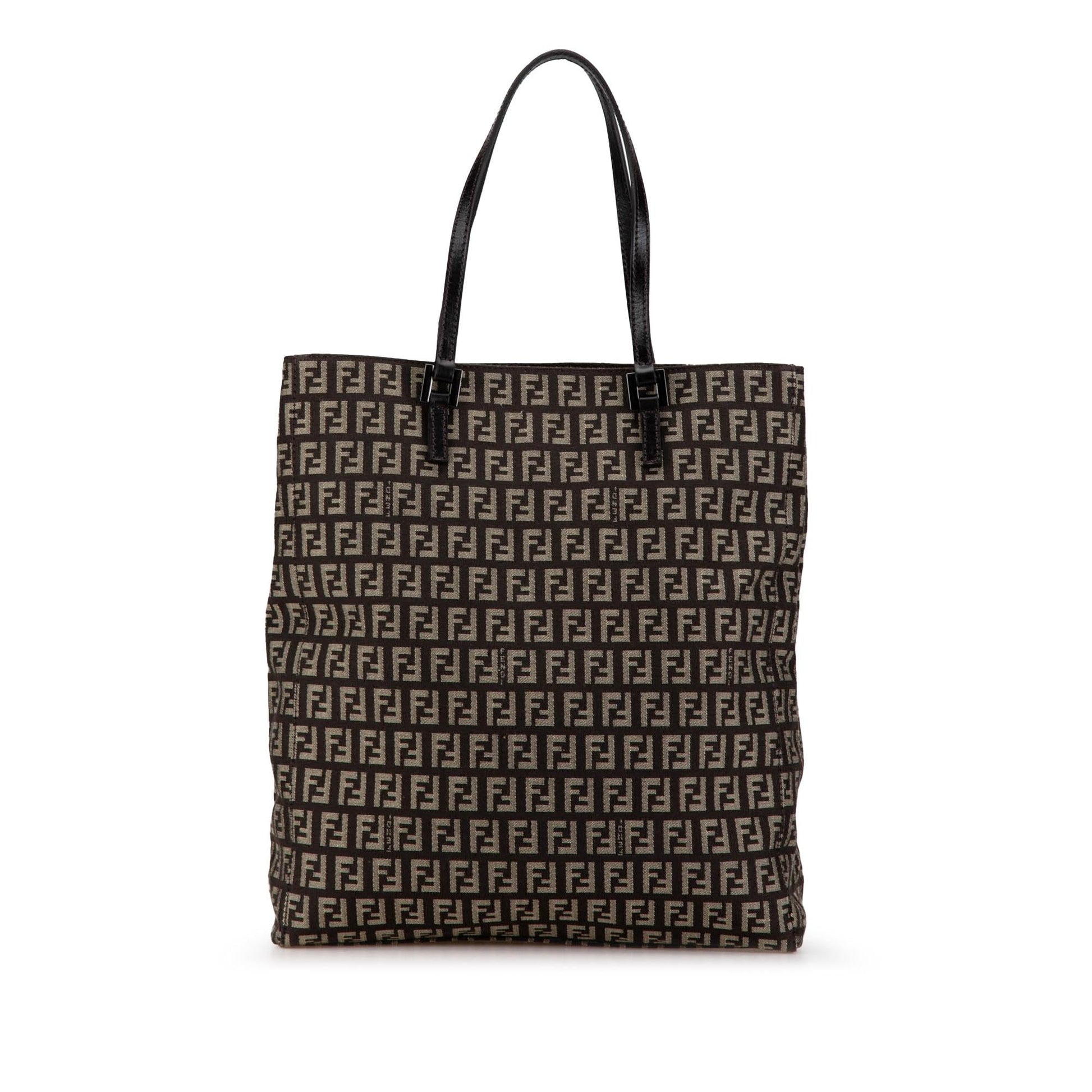 Fendi Zucchino Tote Shg Xlcejy Canvas Tote Bag