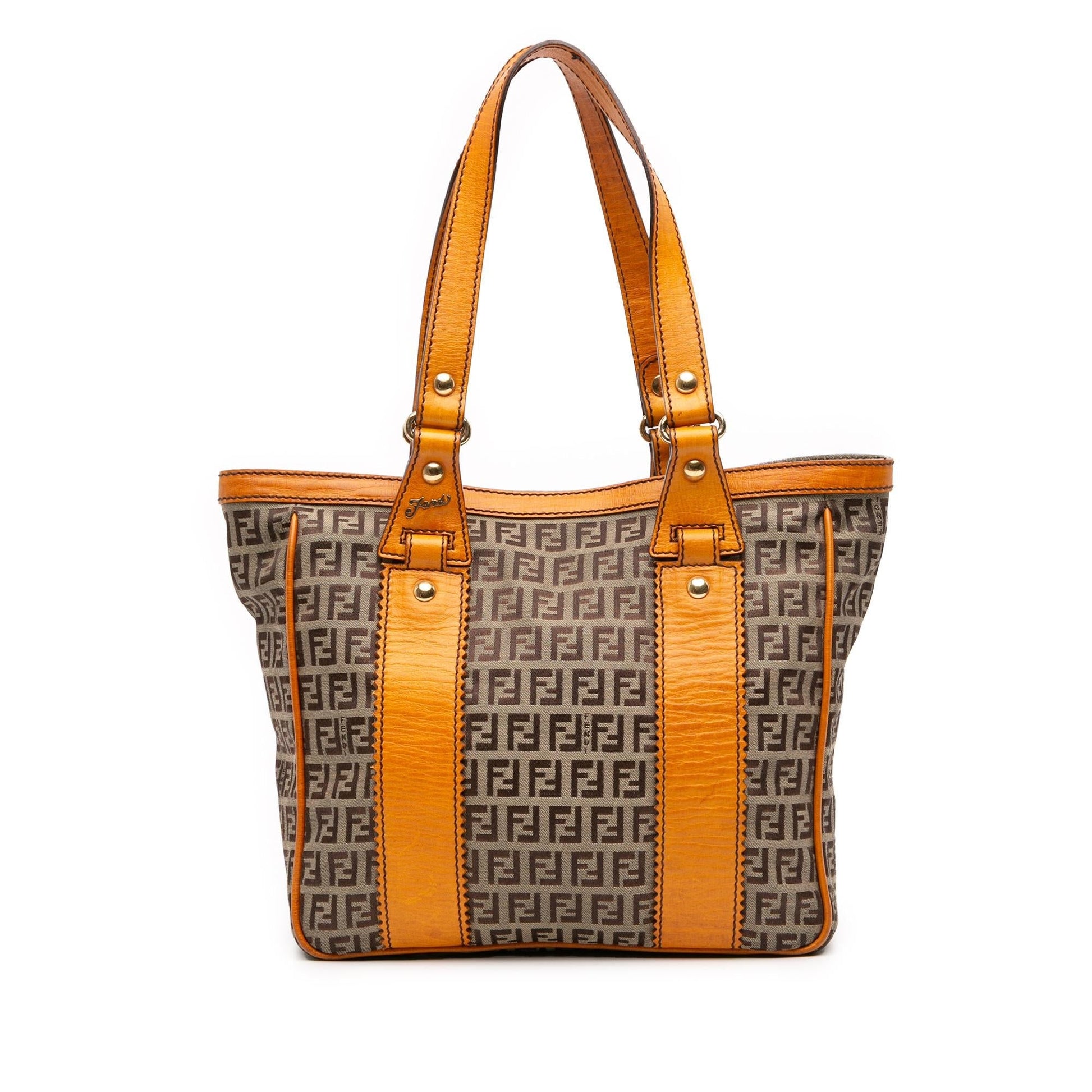 Fendi Zucchino Tote Canvas Tote Bag Canvas Tote 34