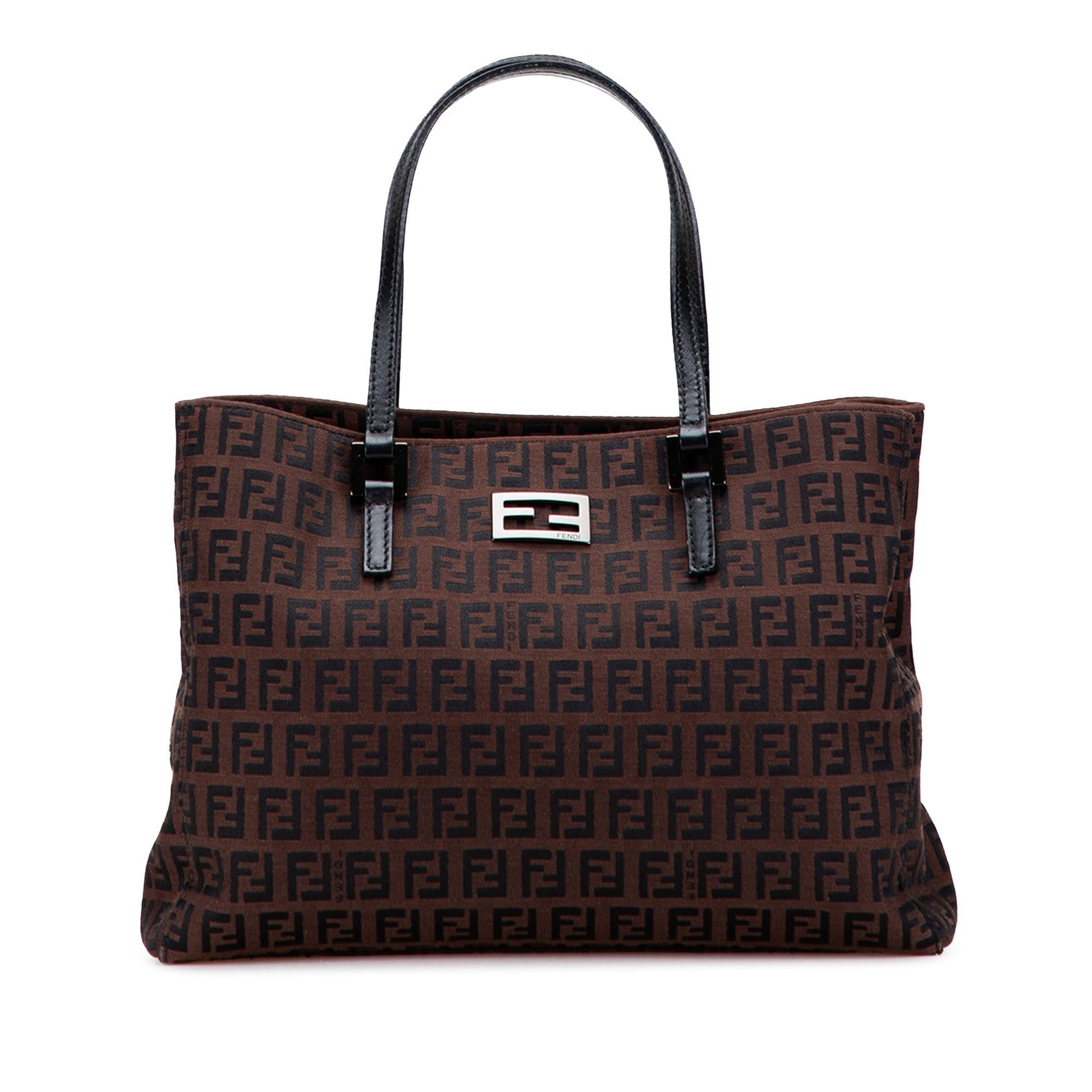 Fendi Zucchino Tote Canvas Tote Bag Canvas Tote 35