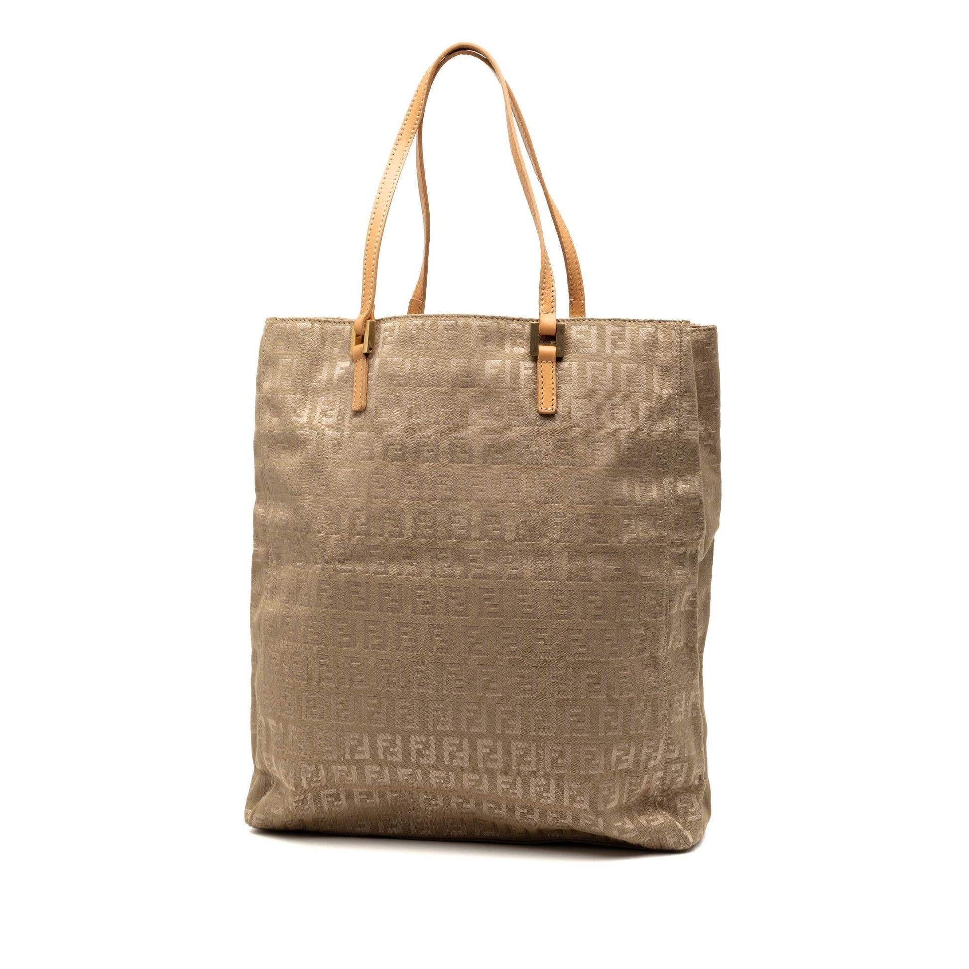 Fendi Zucchino Tote Canvas Tote Bag