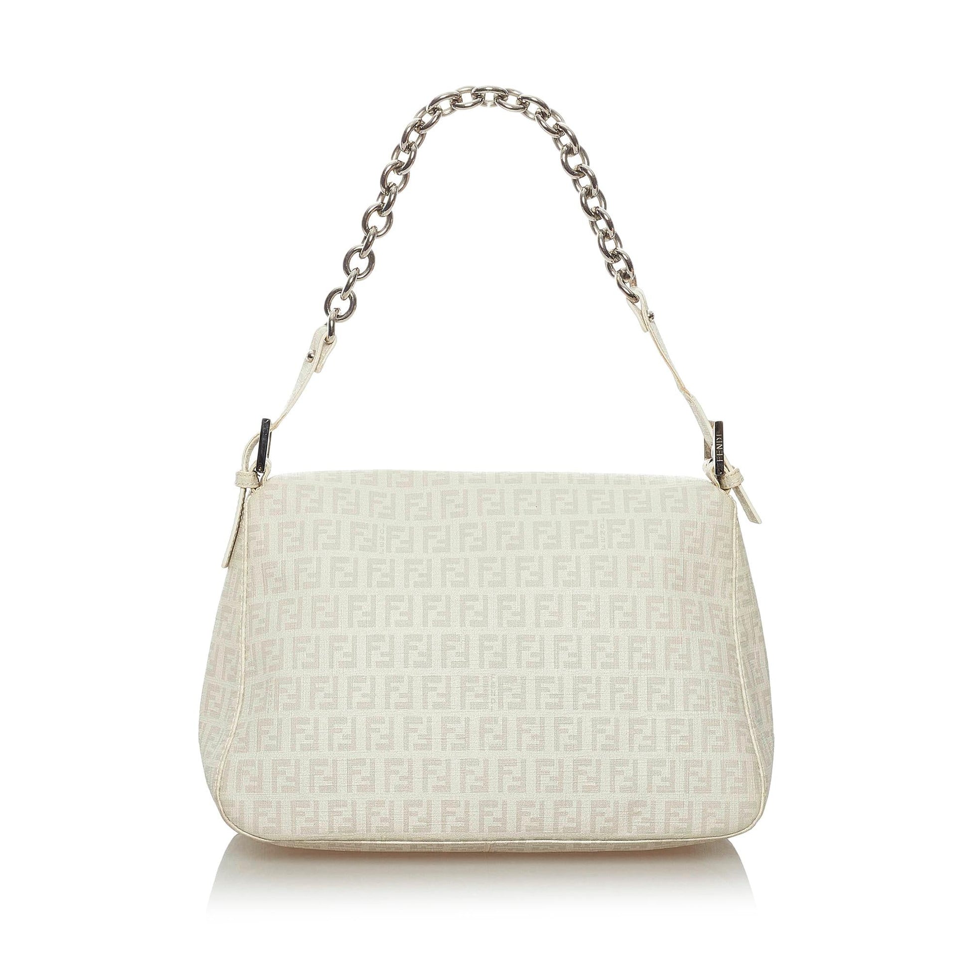 Fendi Zucchino Shoulder Bag Shg Chain