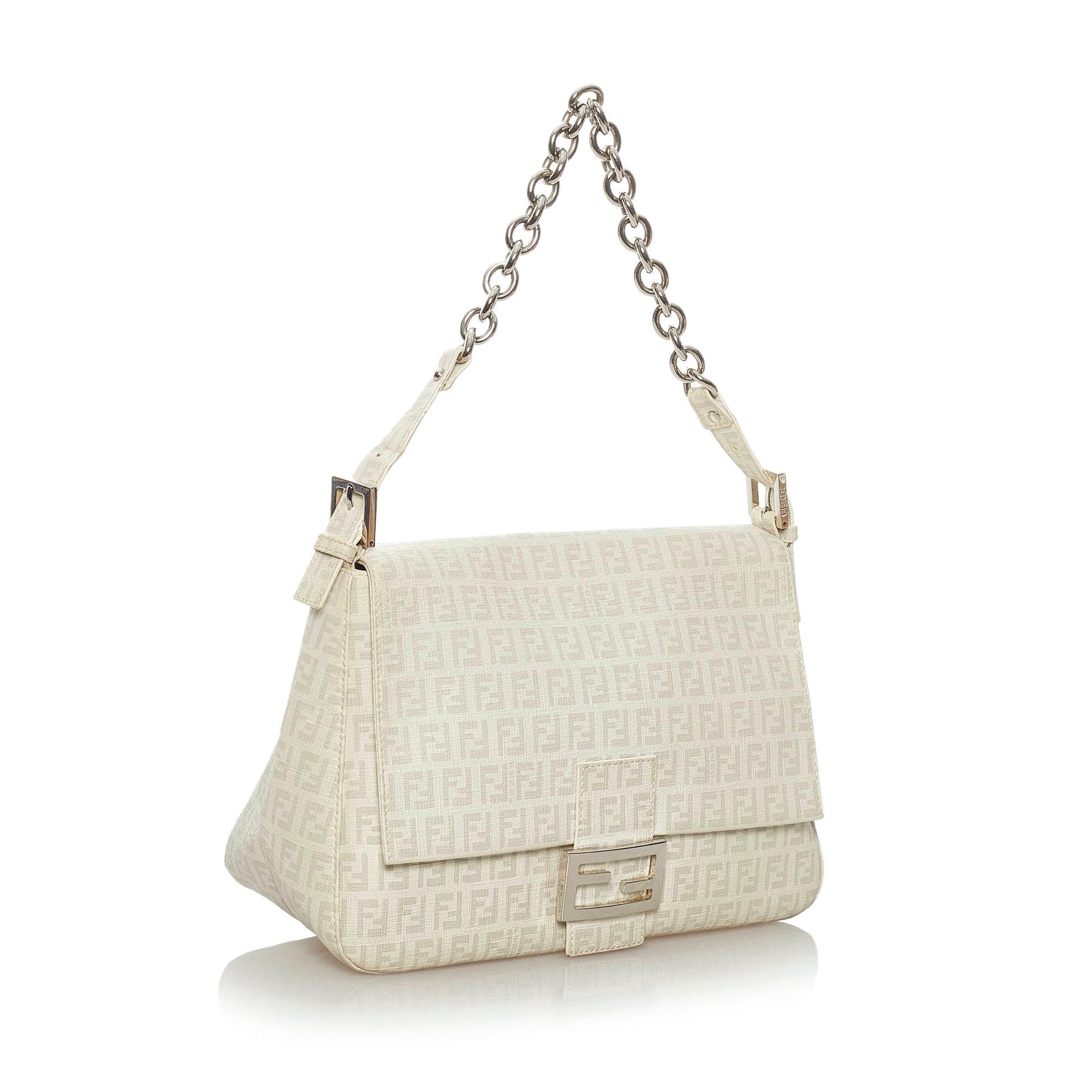 Fendi Zucchino Shoulder Bag Shg Chain