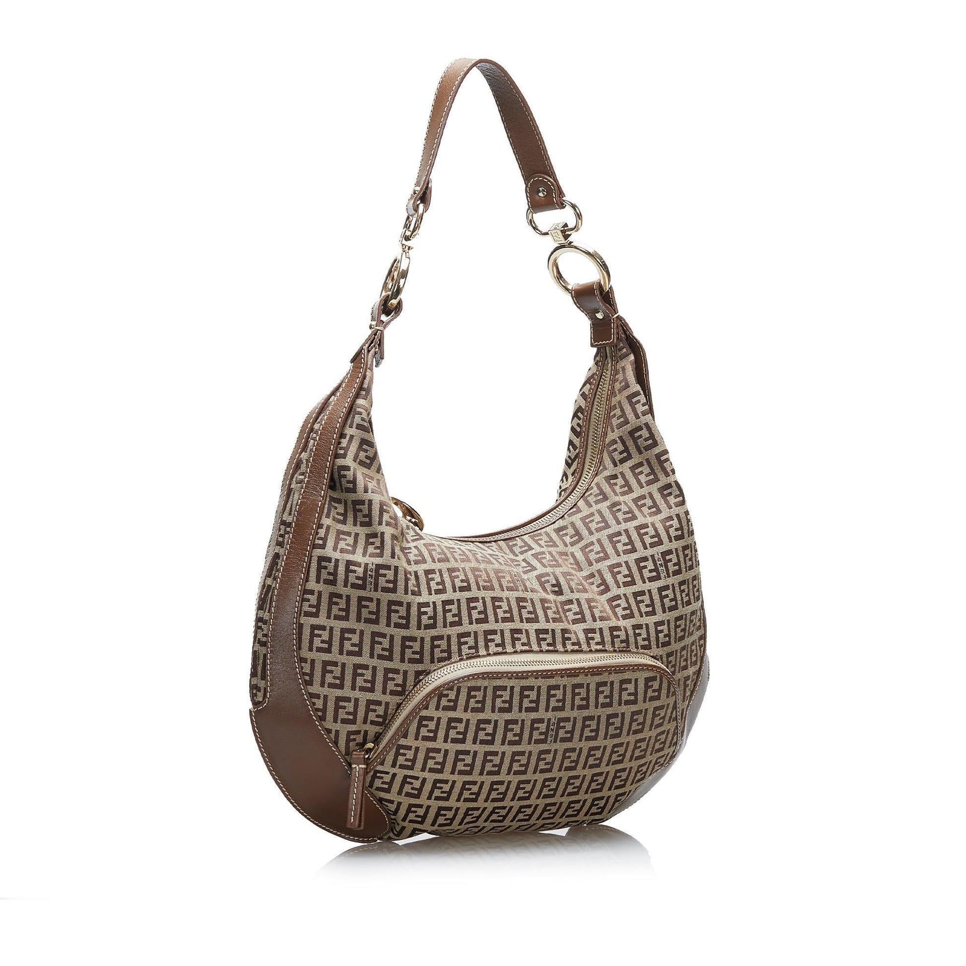 Fendi Zucchino Chef Hobo Shg 43S95T Shoulder Bag