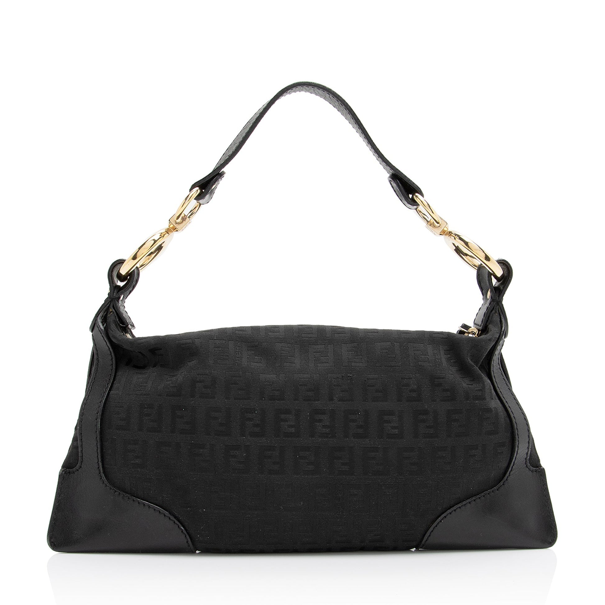 Fendi Zucchino Chef Shoulder Bag Shf Small