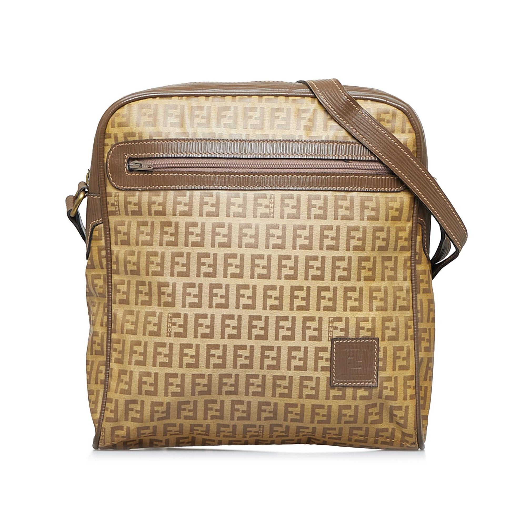 Fendi Zucchino Crossbody Shg Egiboi Crossbody Bag