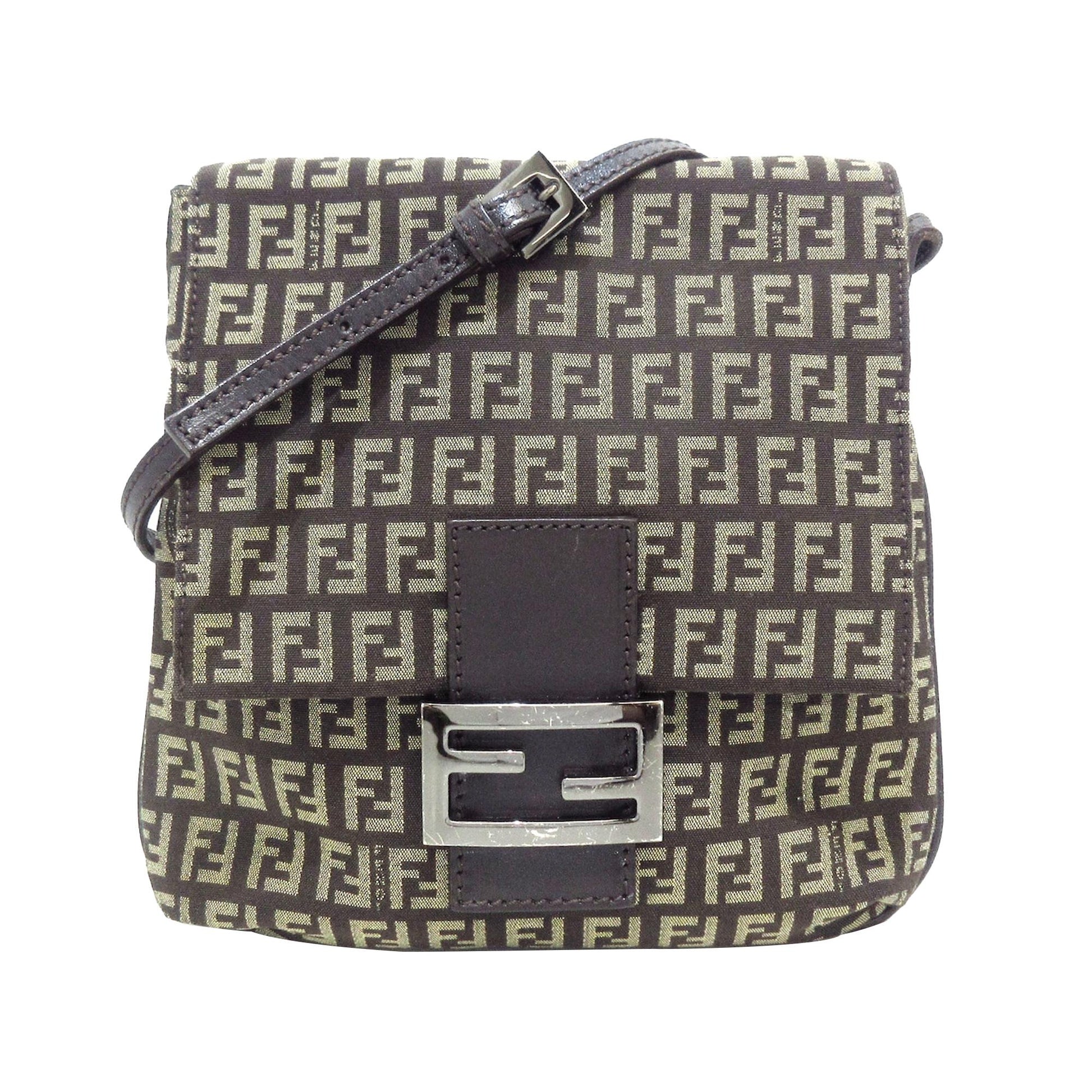 Fendi Zucchino Crossbody Crossbody Bag