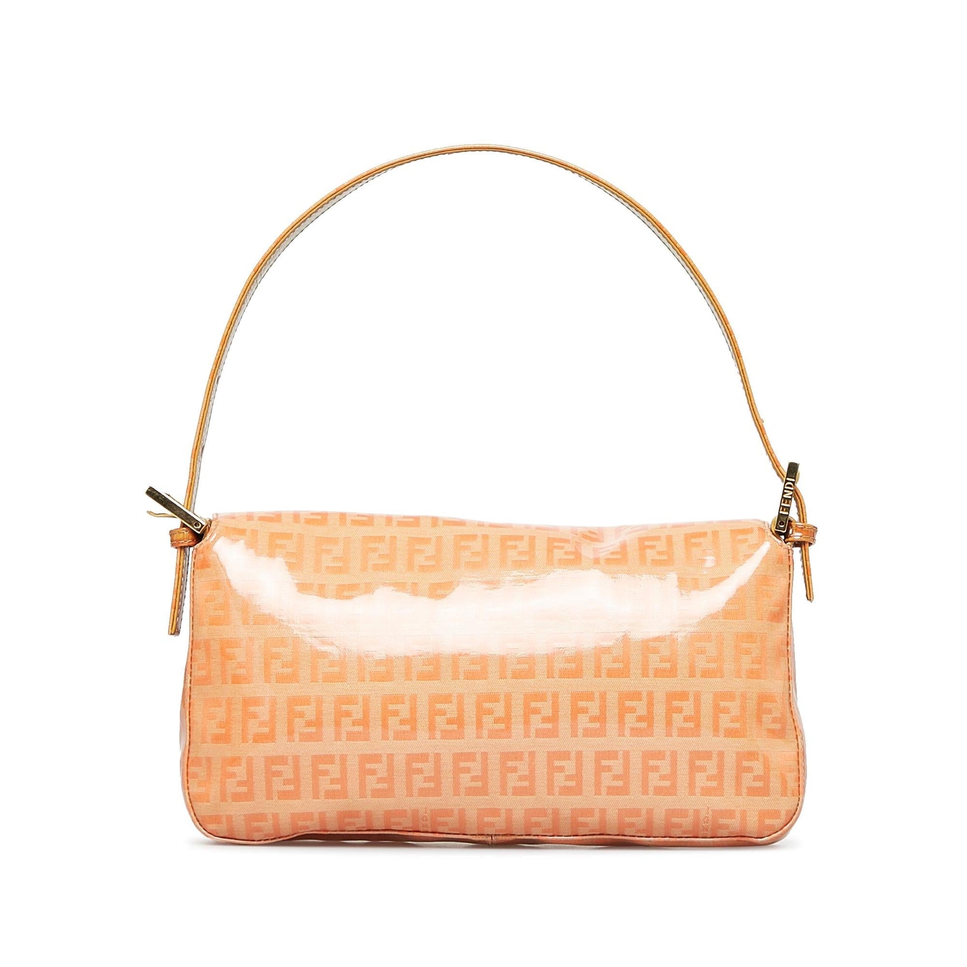 Fendi Zucchino Crystal Baguette Shg Nlqzwd Handbag Shoulder Bag
