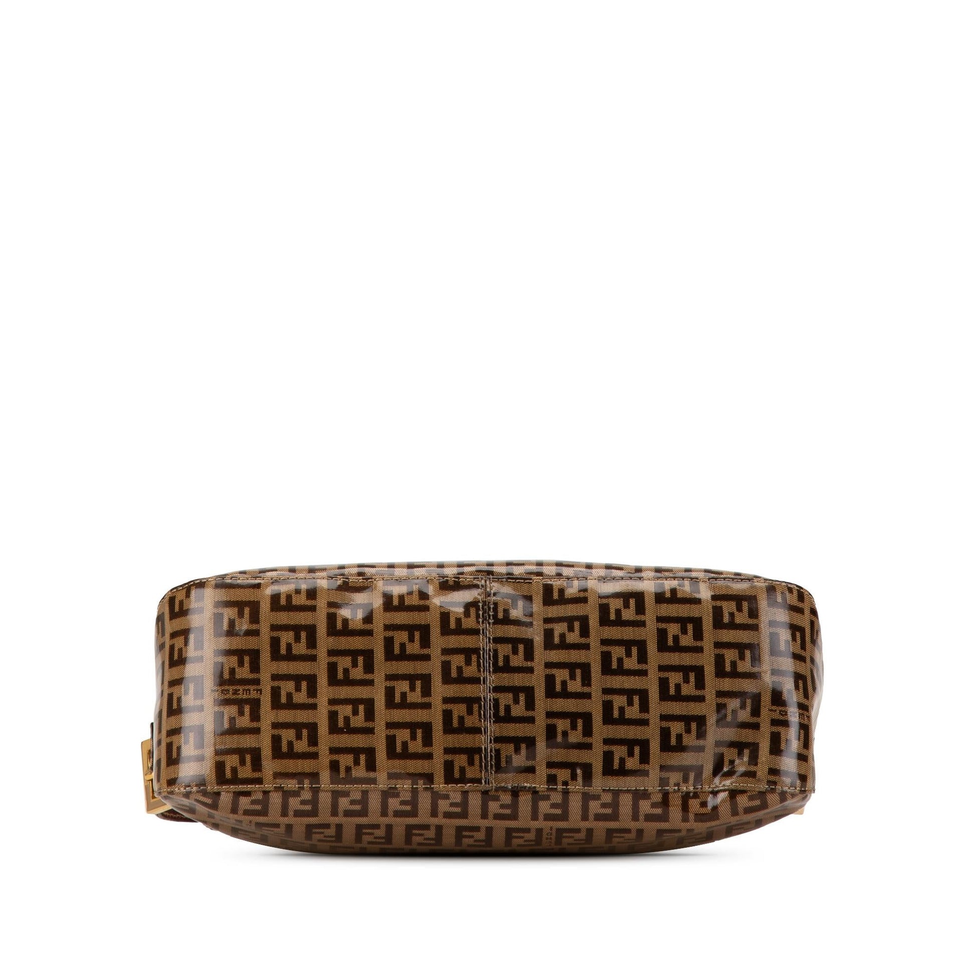 Fendi Zucchino Crystal Double Shoulder Bag Shg Gkfgvn Flap