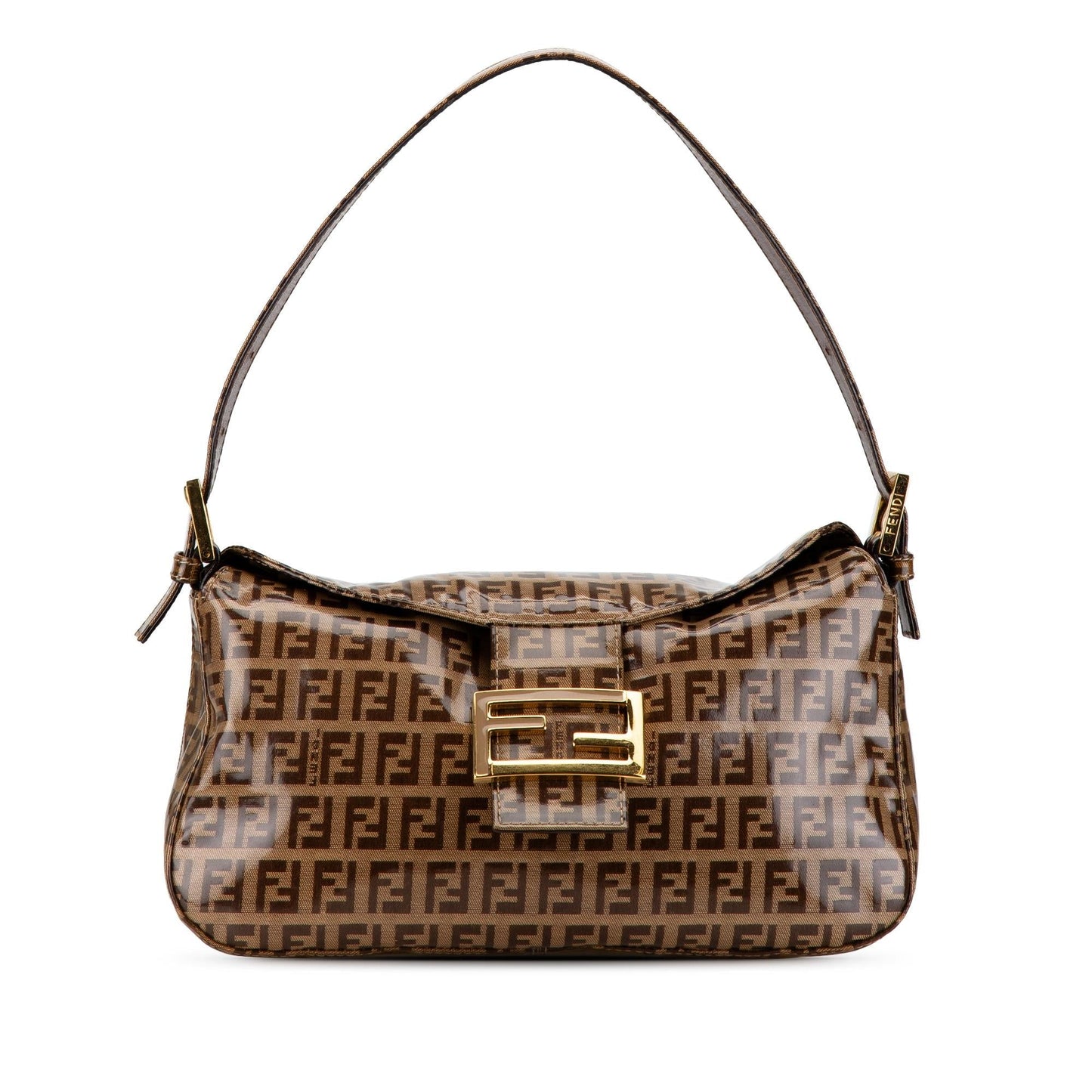 Fendi Zucchino Crystal Double Shoulder Bag Shg Gkfgvn Flap