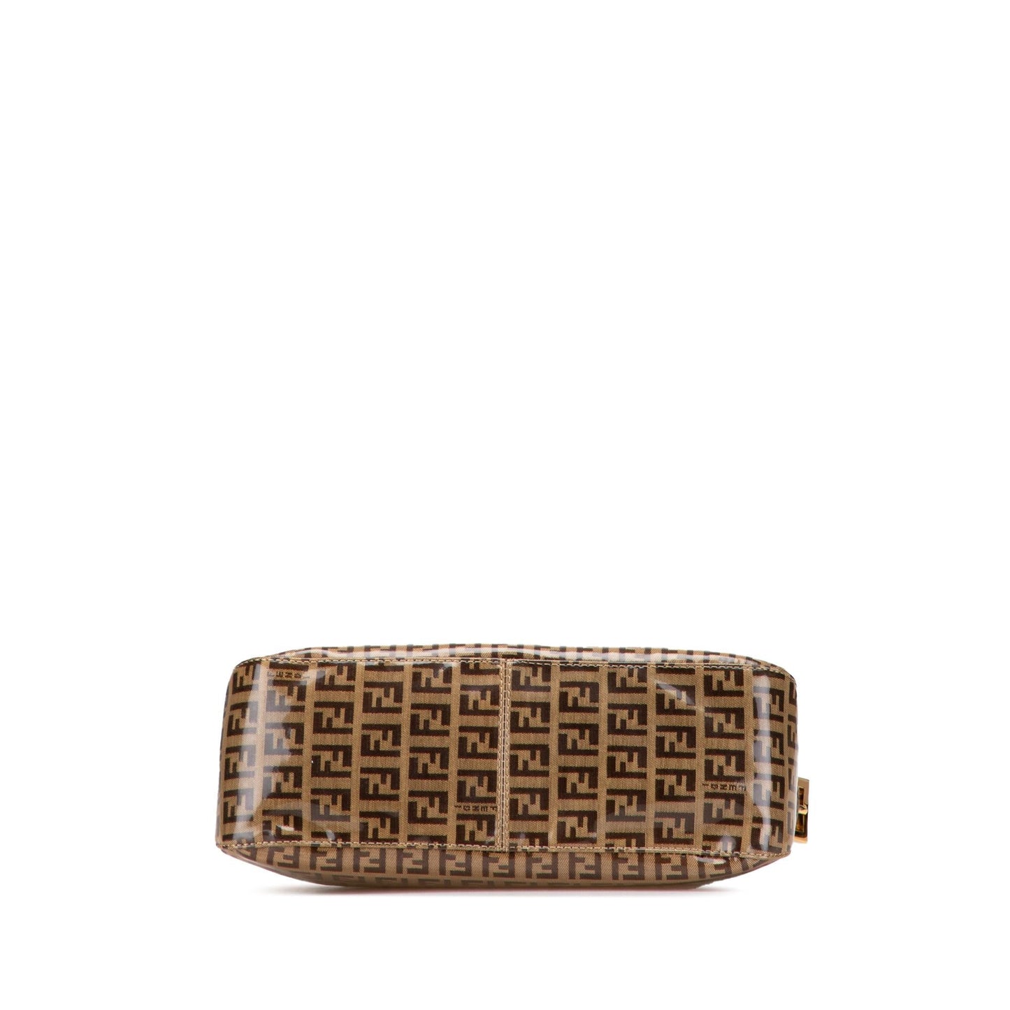Fendi Zucchino Crystal Double Shoulder Bag Flap Flap Shoulder Bag