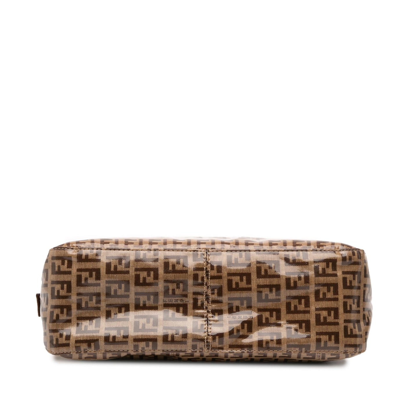 Fendi Zucchino Crystal Double Shoulder Bag Flap Shoulder Bag 1
