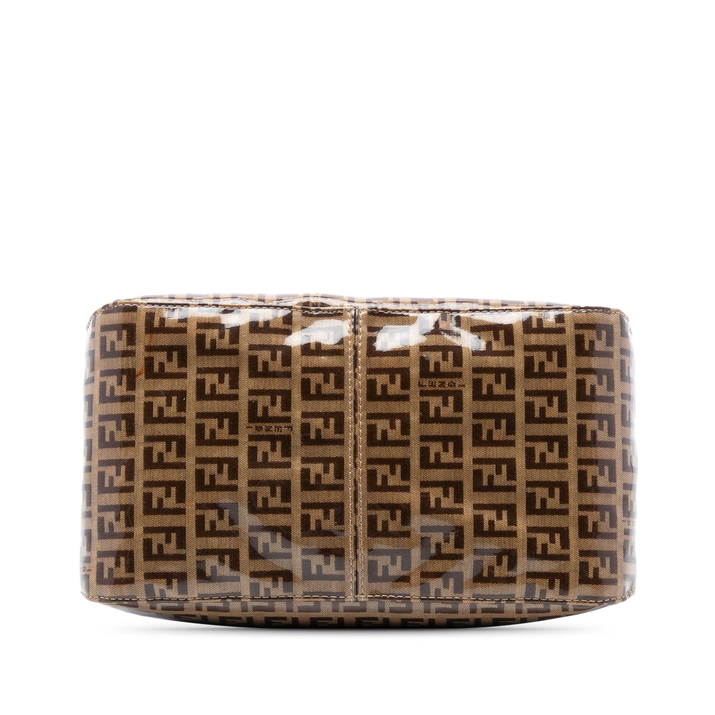 Fendi Zucchino Crystal Double Shoulder Bag Flap