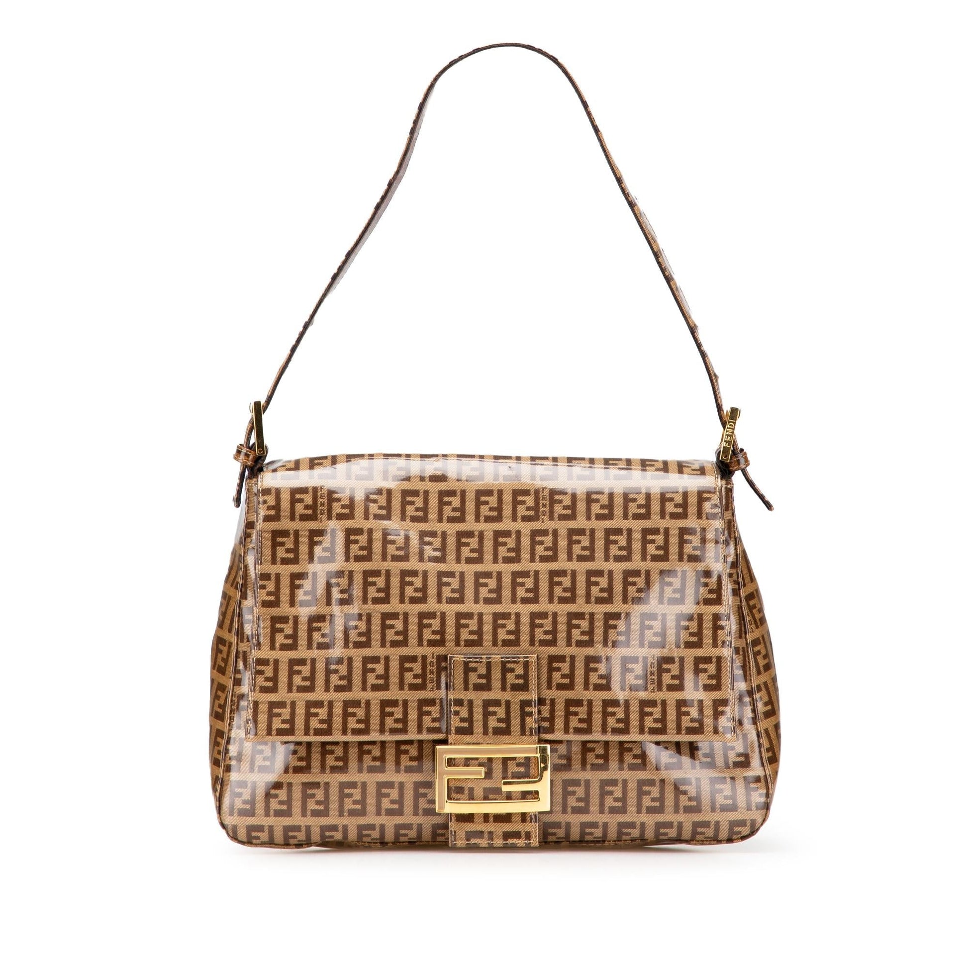 Fendi Zucchino Crystal Mamma Forever Shoulder Bag Crystal Mamma Forever