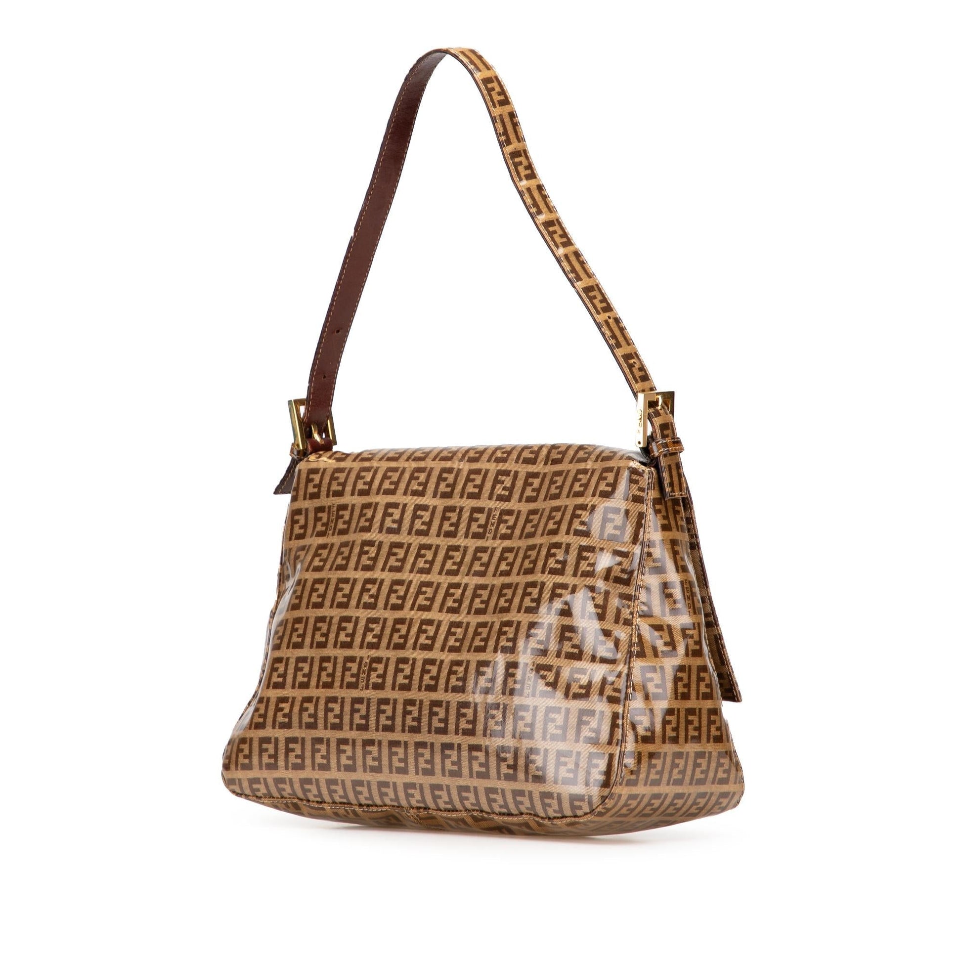 Fendi Zucchino Crystal Mamma Forever Shoulder Bag Crystal Mamma Forever