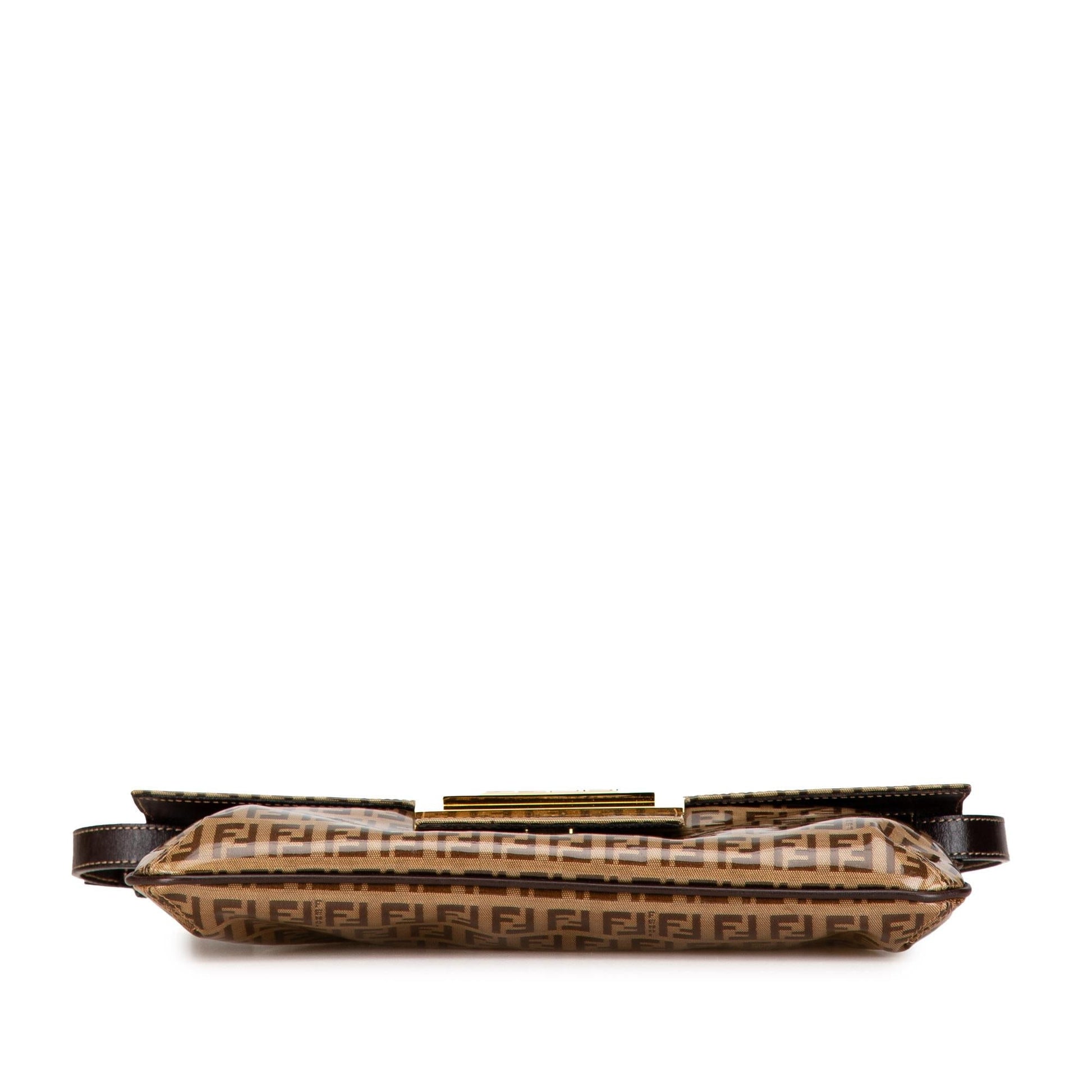 Fendi Zucchino Crystal Shoulder Bag Shg Ibuejk