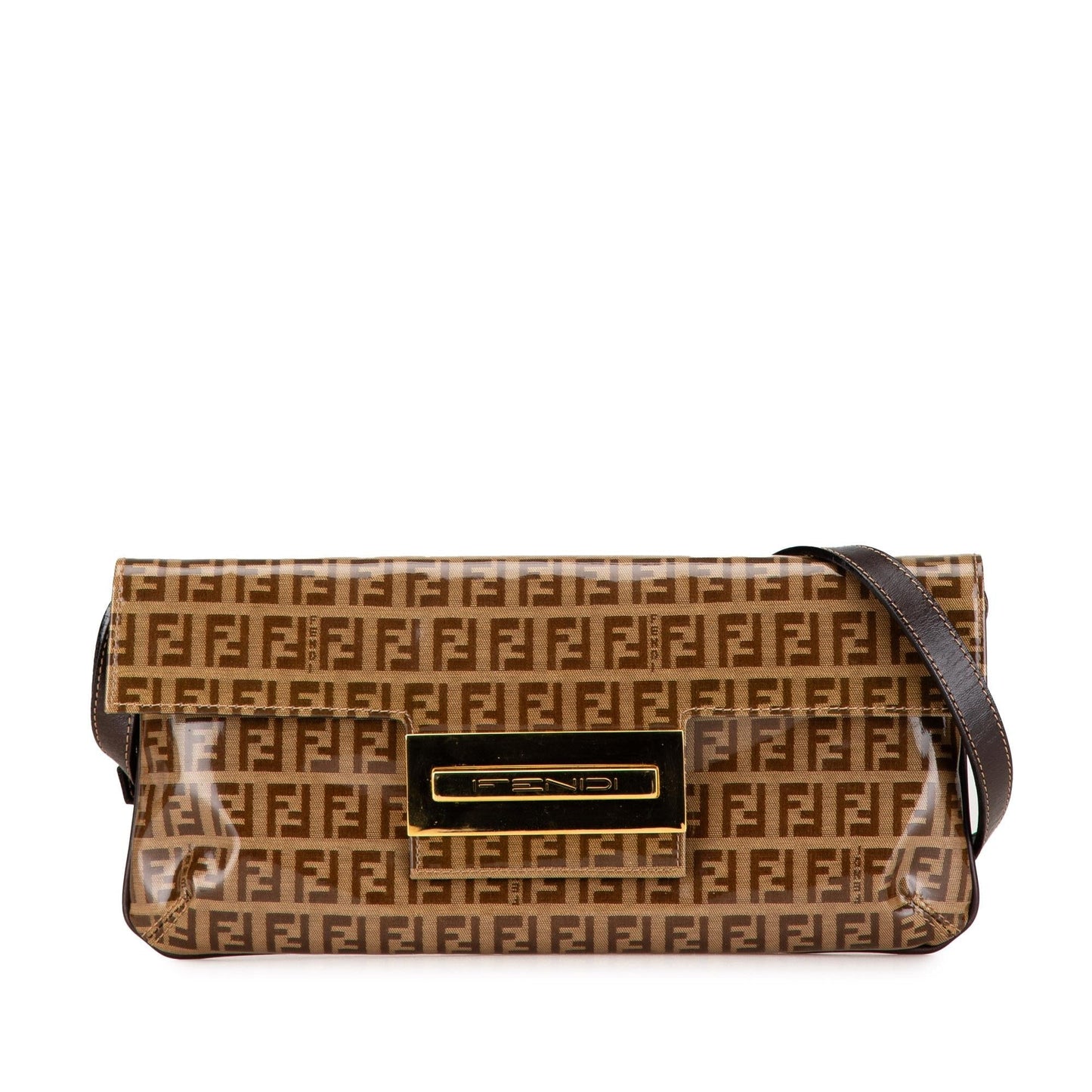 Fendi Zucchino Crystal Shoulder Bag Shg Ibuejk