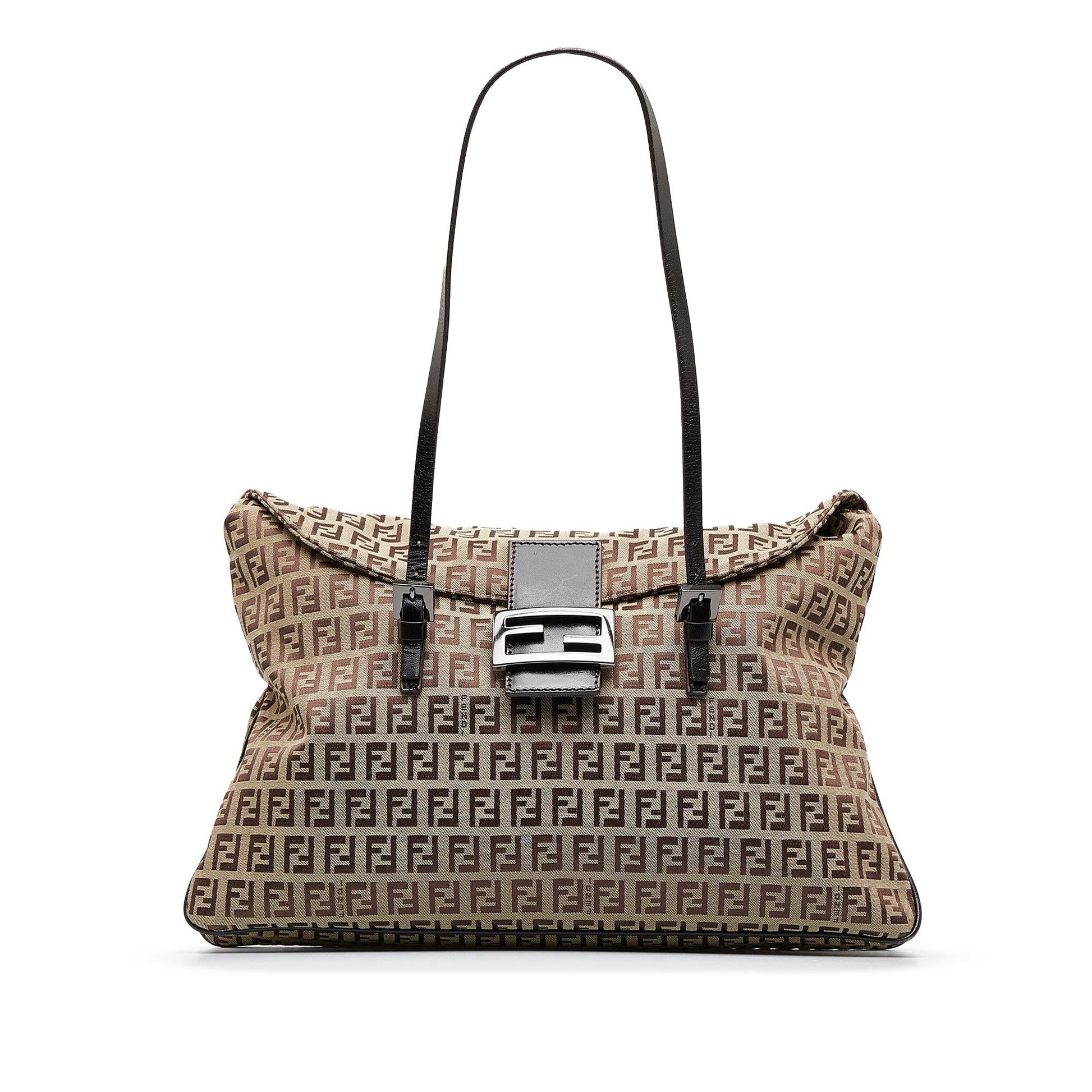 Fendi Zucchino Double Shoulder Bag Shg Bz3W6K Flap