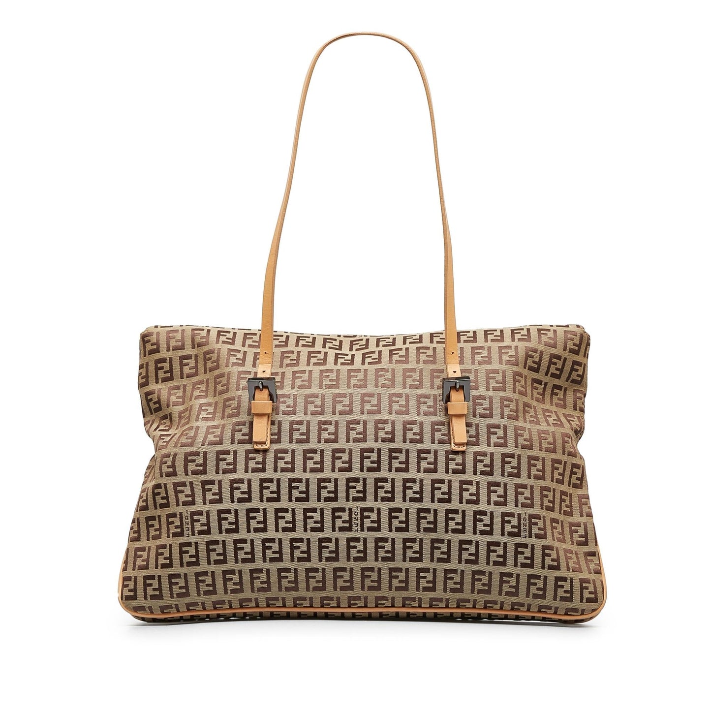 Fendi Zucchino Double Tote Shg Wgkc7B Flap Tote Bag