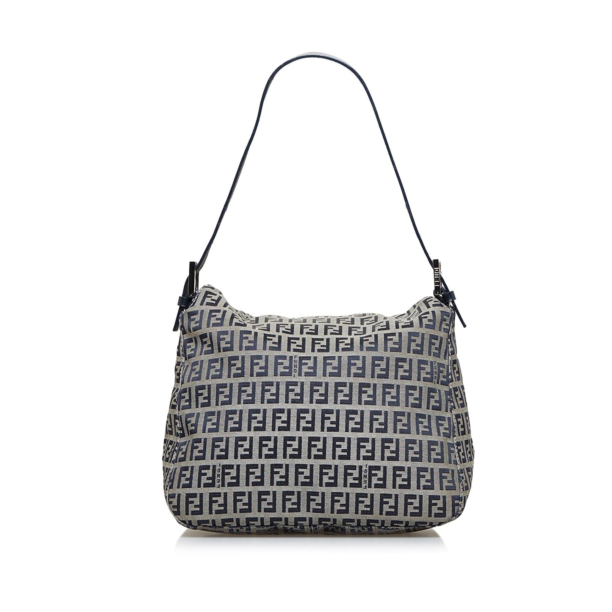 Fendi Zucchino Double Shg Cwqetx Handbag Flap Travel Bag