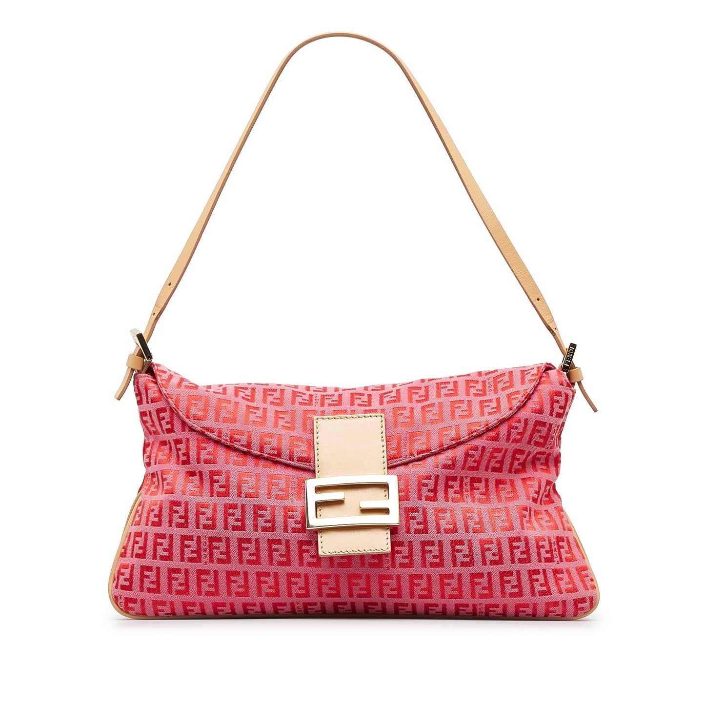 Fendi Zucchino Double Shg 6J9Xpm Shoulder Bag Flap