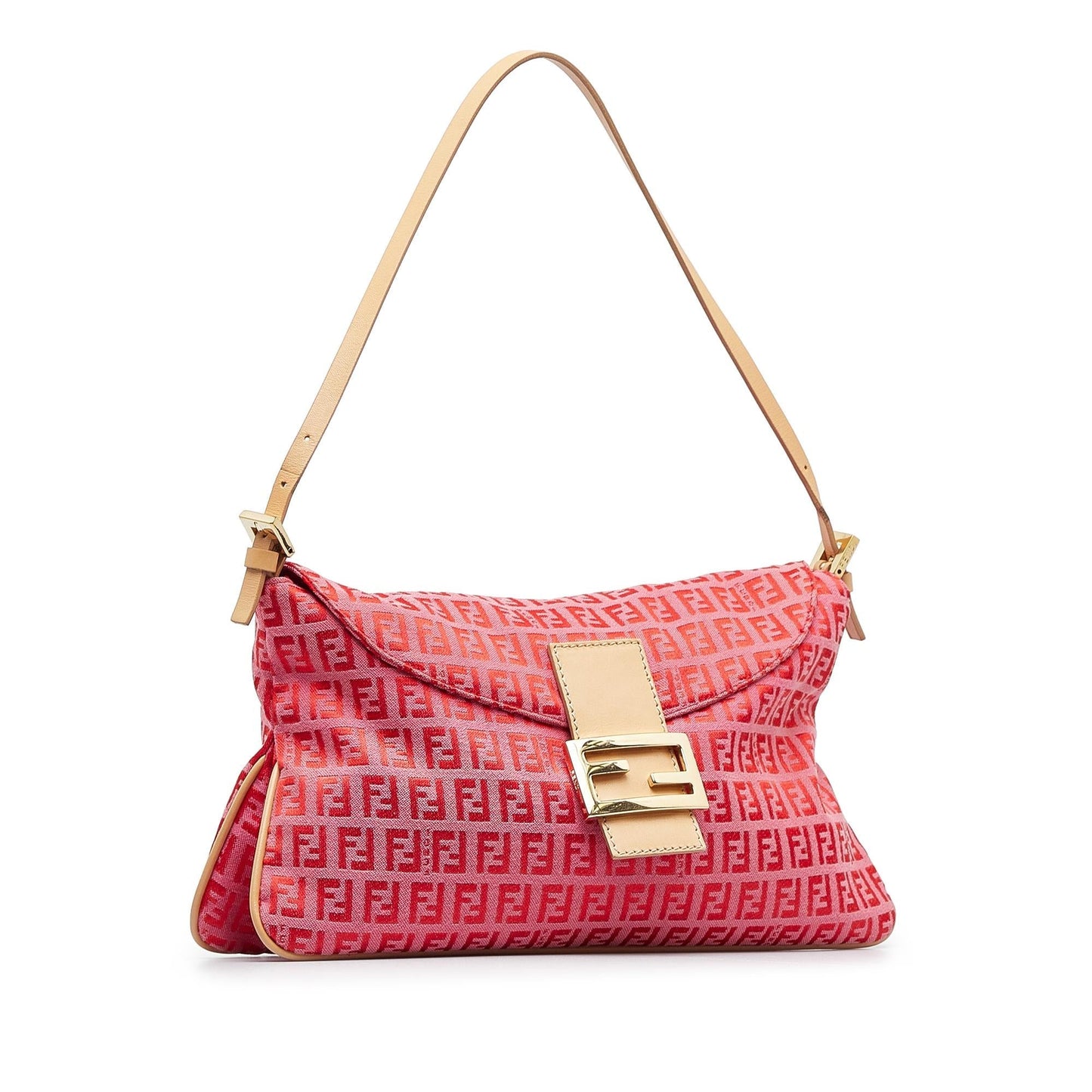 Fendi Zucchino Double Shg 6J9Xpm Shoulder Bag Flap