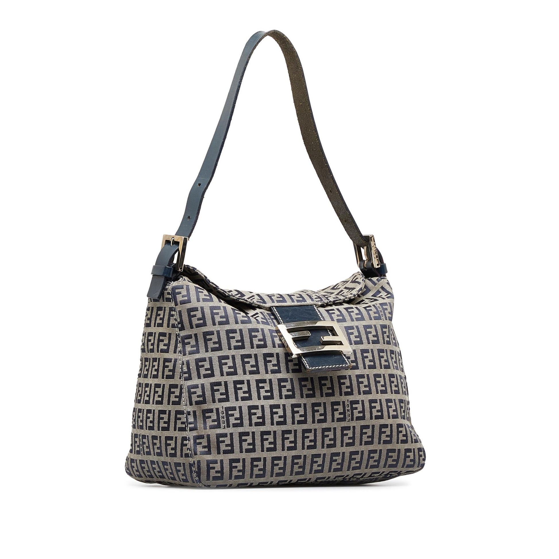 Fendi Zucchino Double Shg Bqcjg1 Shoulder Bag Flap